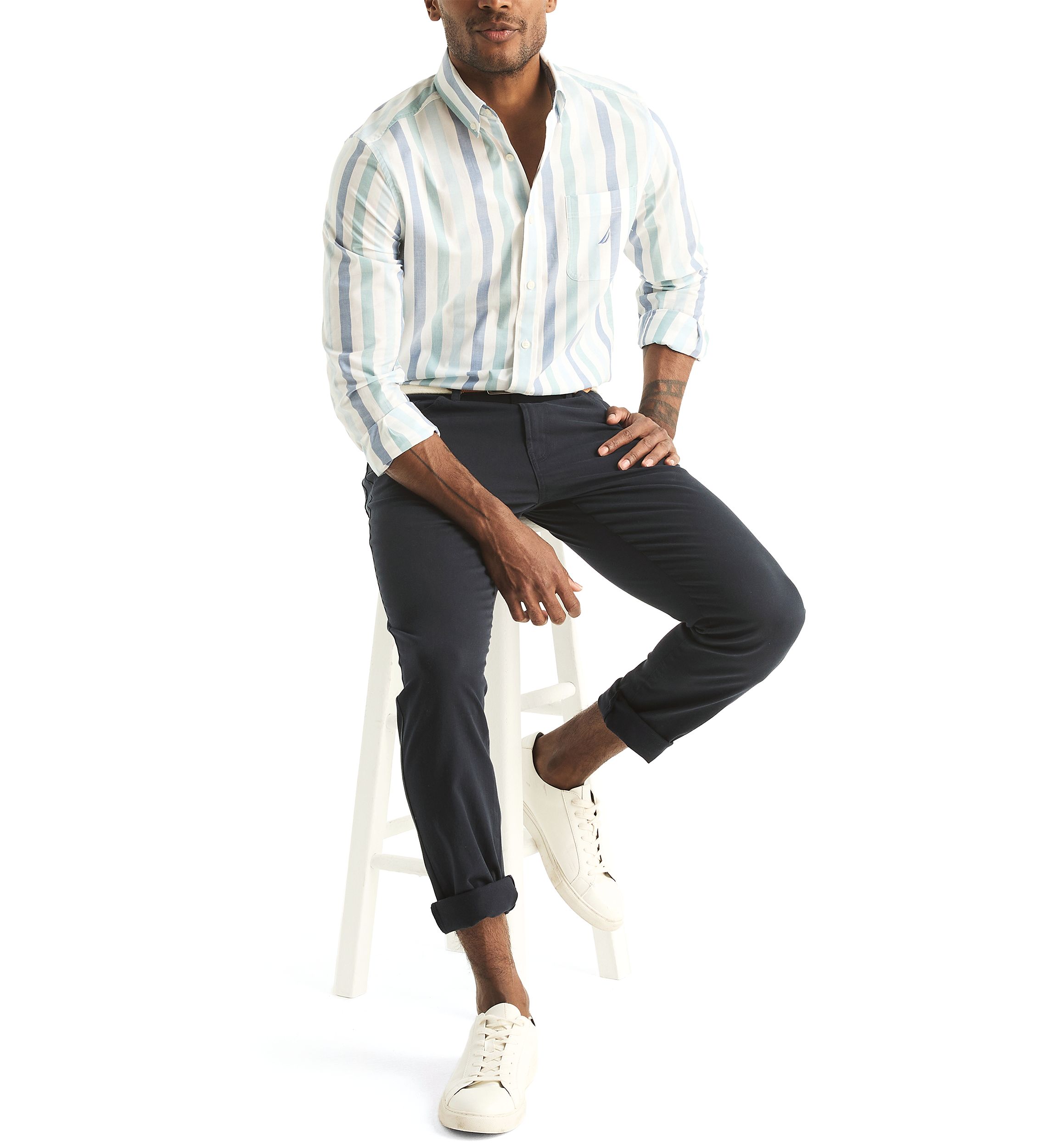 Sustainably Crafted Striped Shirt
