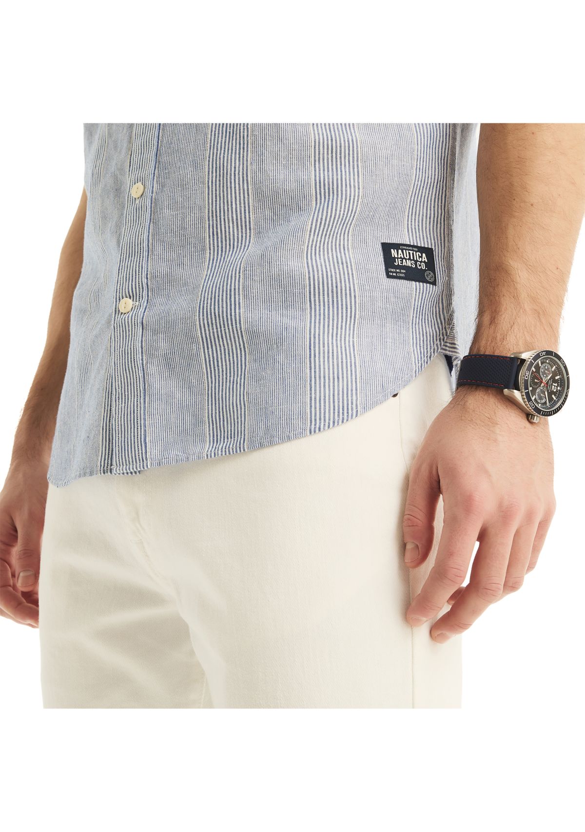 Jeans Co. Linen Short-Sleeve Shirt