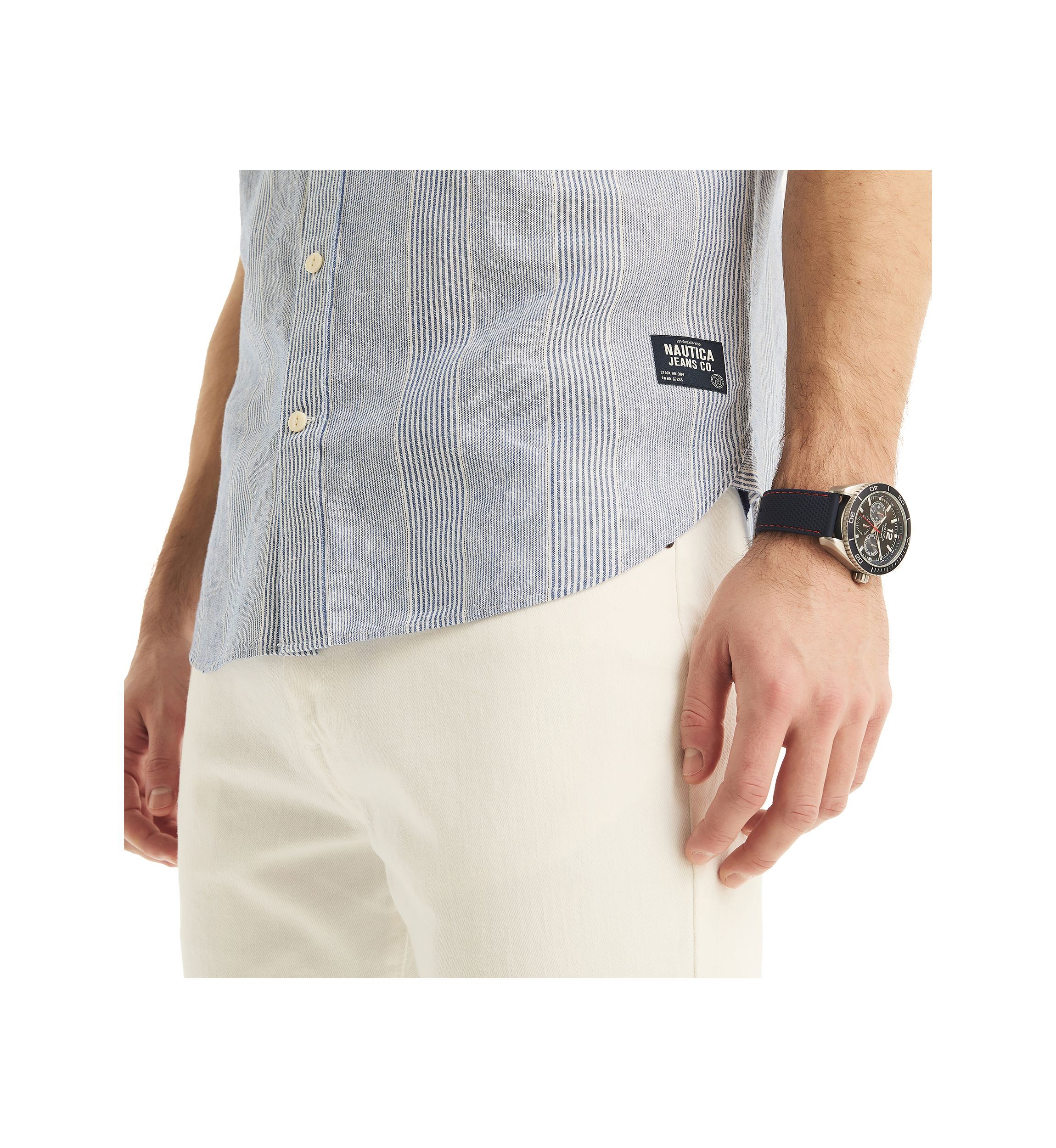 Jeans Co. Linen Short-Sleeve Shirt