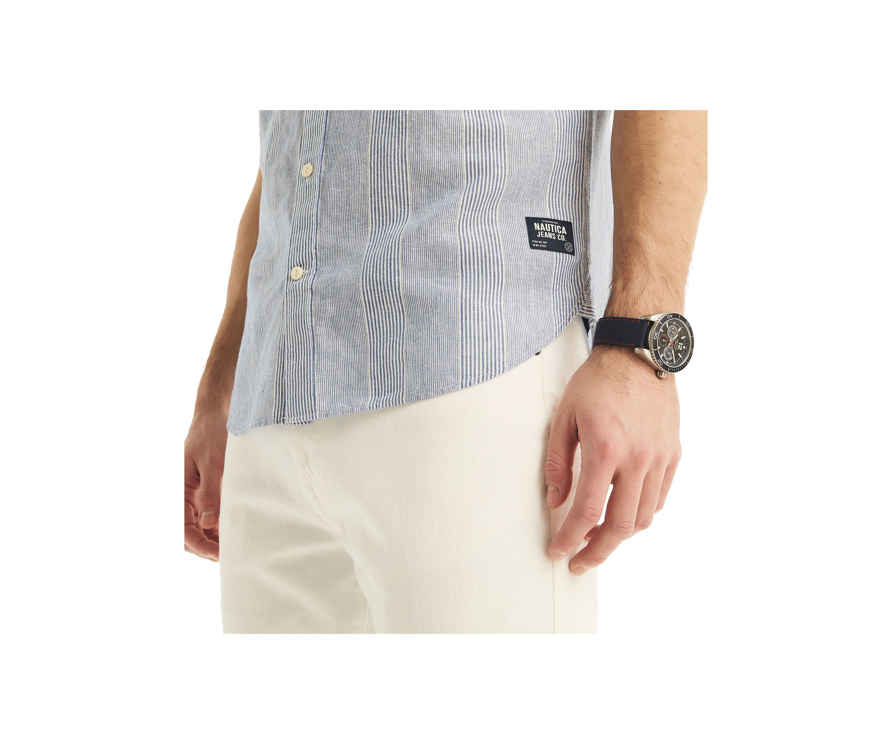 Jeans Co. Linen Short-Sleeve Shirt
