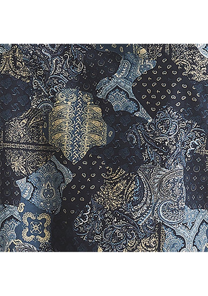 Jeans Co. Printed Linen Short-Sleeve Shirt