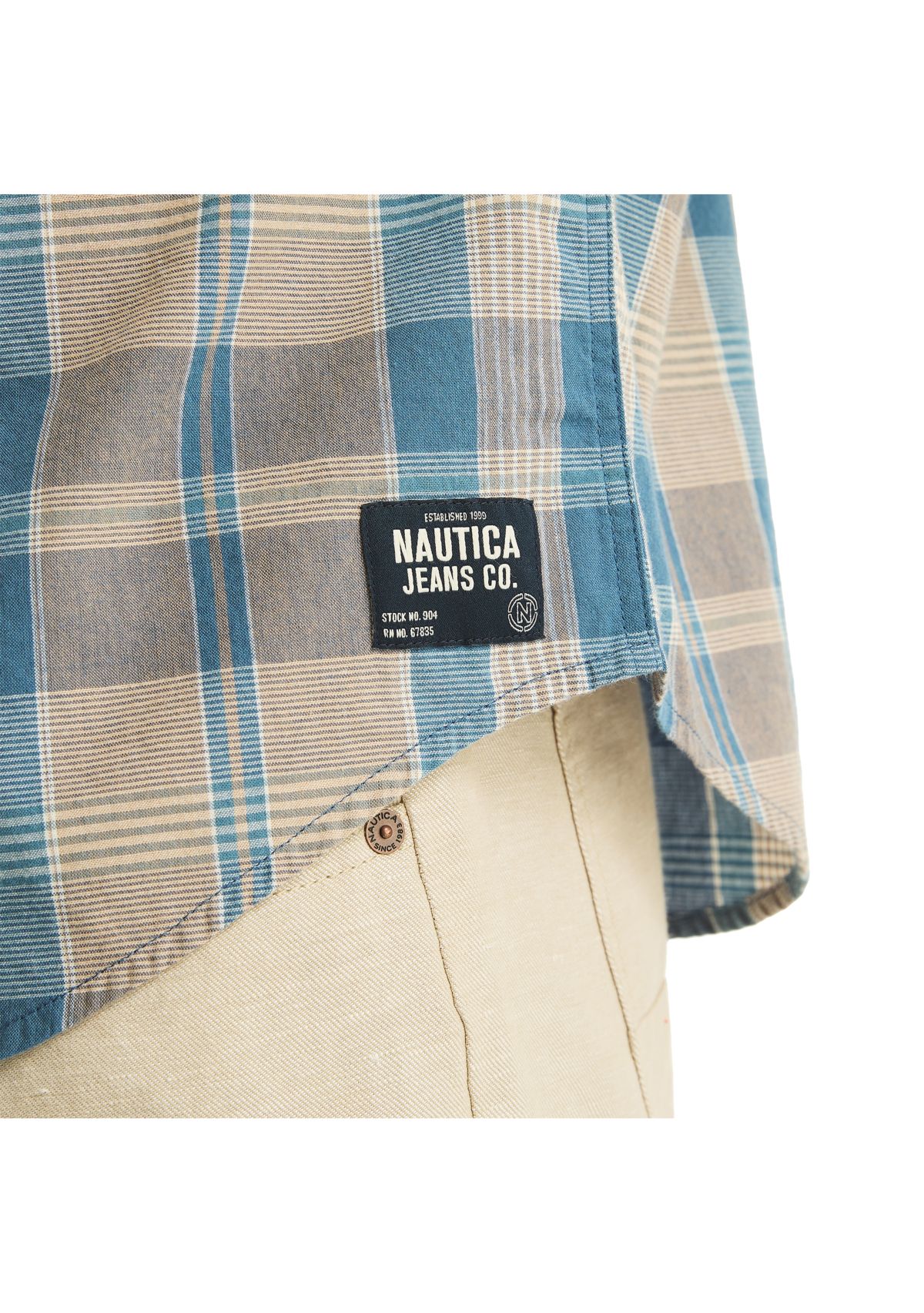 Jeans Co. Madras Plaid Short-Sleeve Shirt