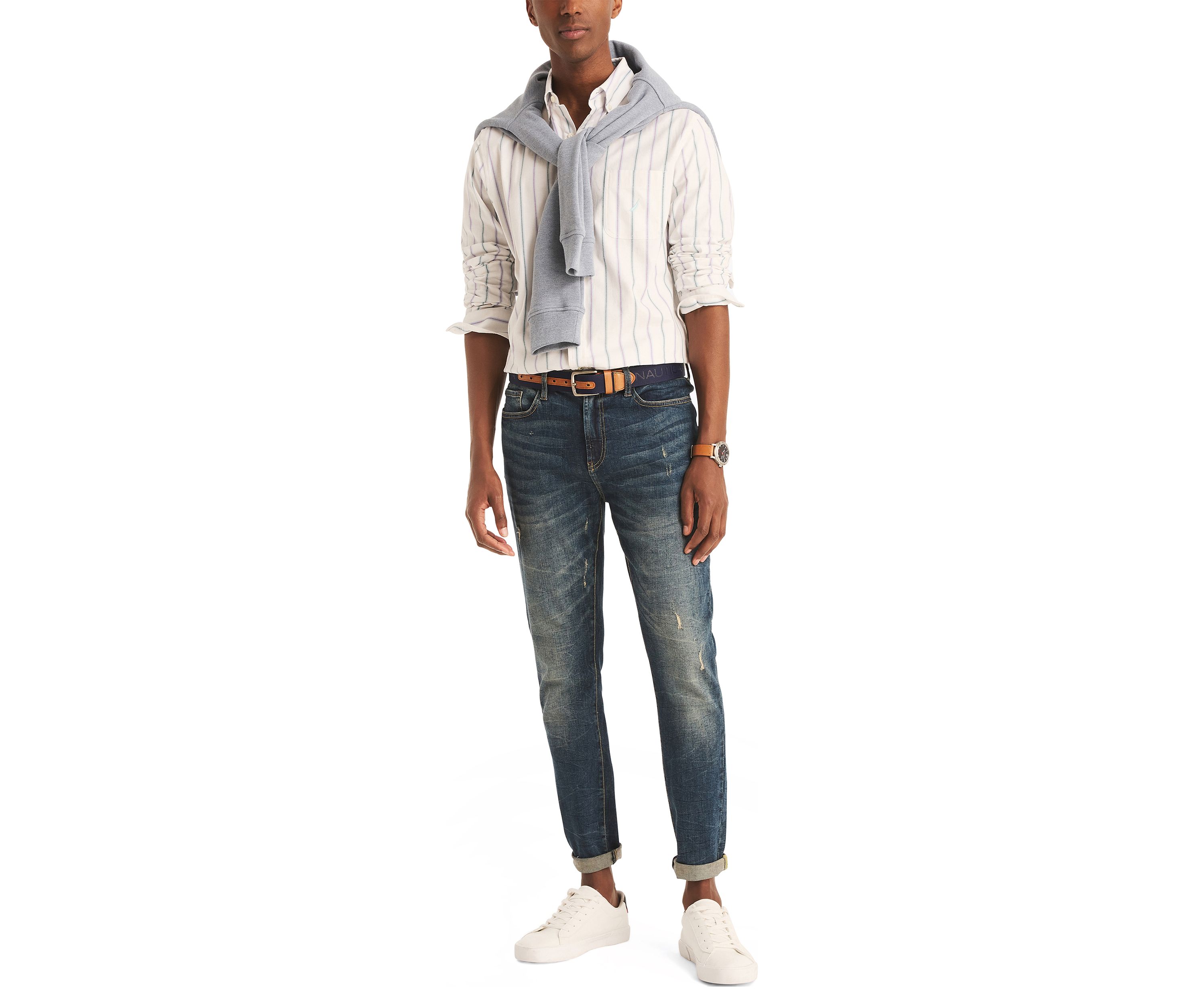 Striped Oxford Shirt