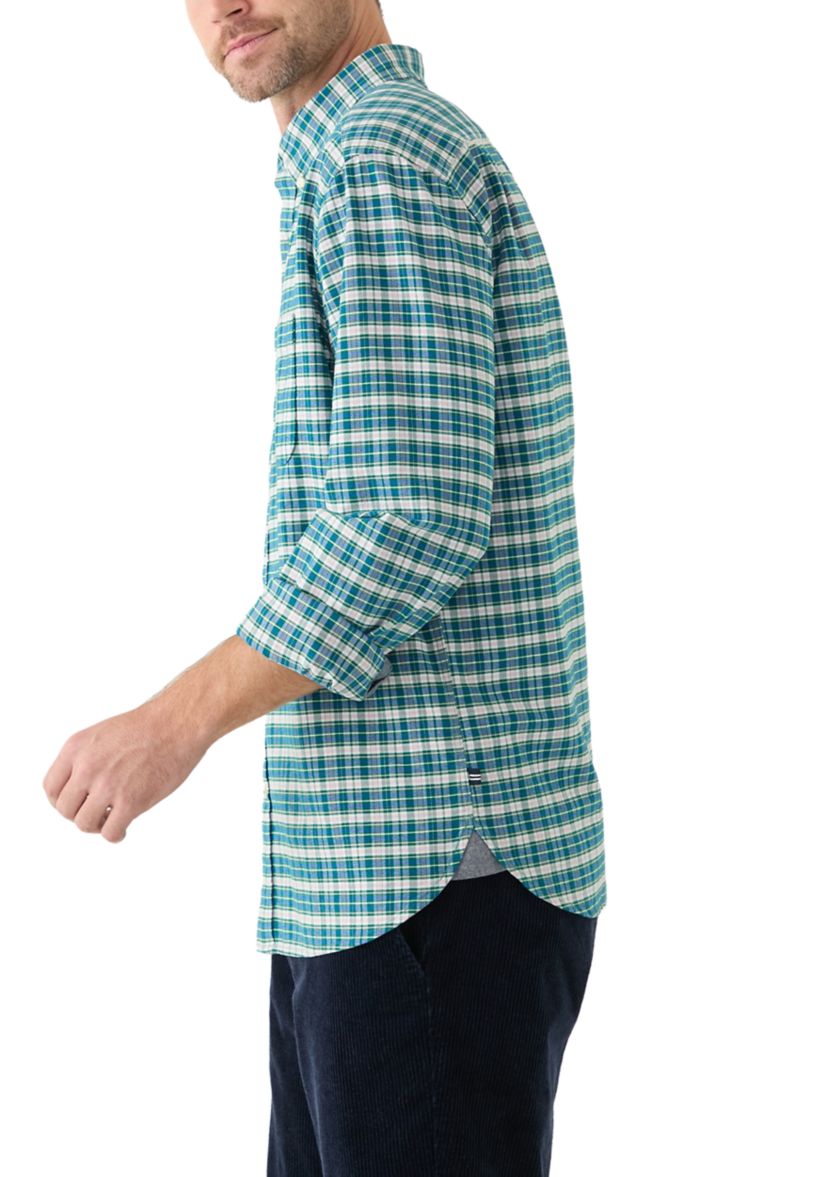 Mens Oxford Plaid Woven Shirt
