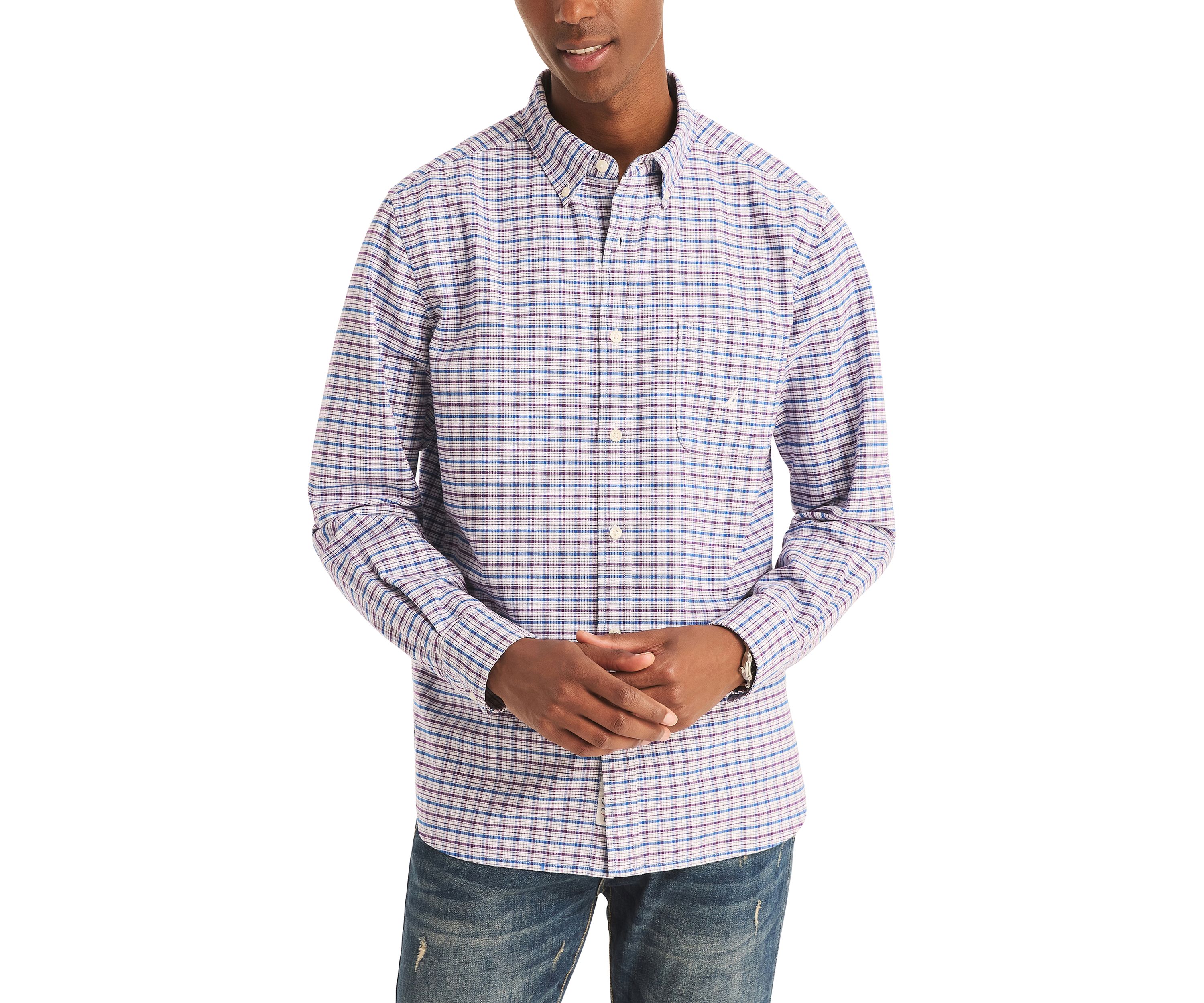 Plaid Oxford Shirt