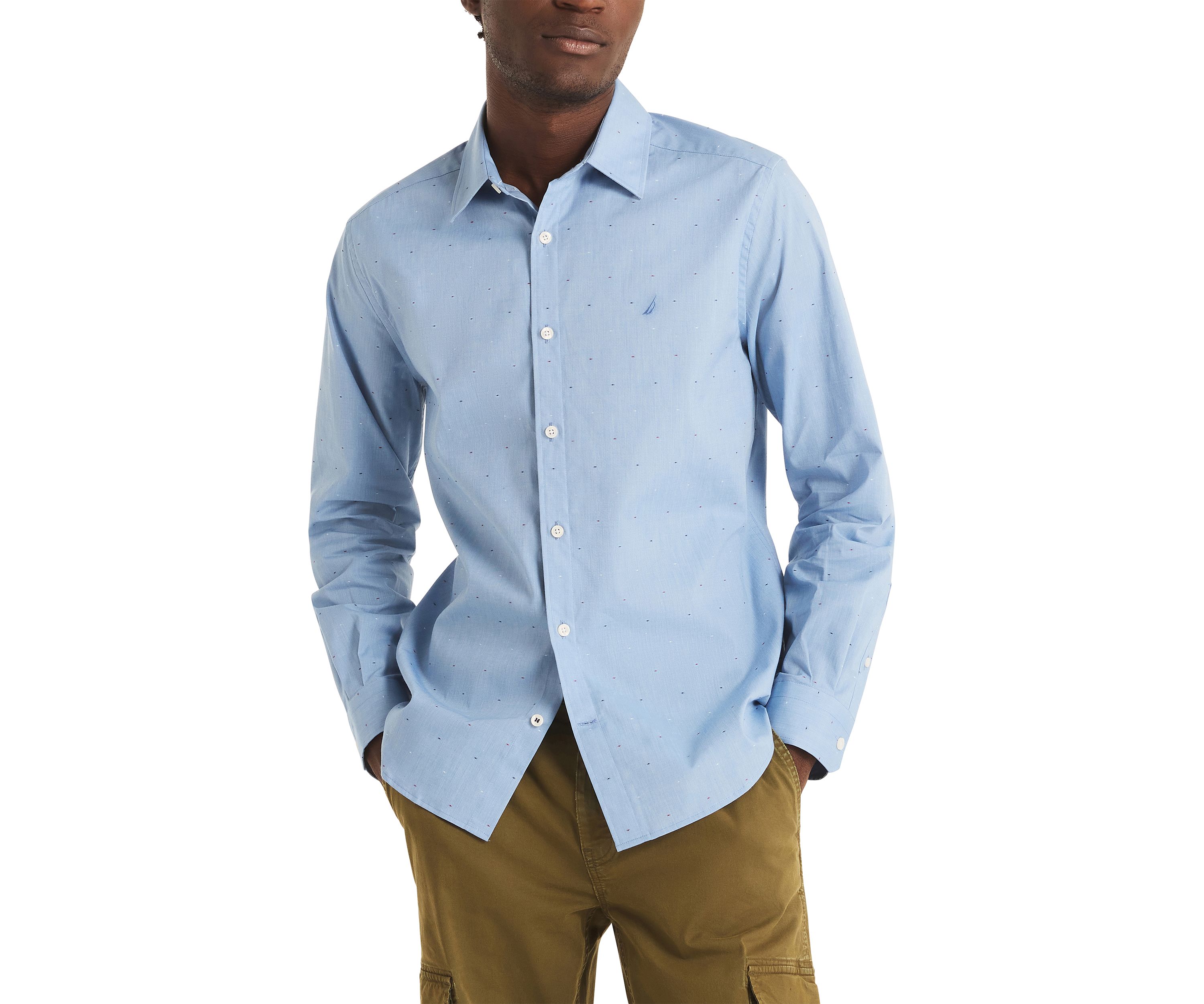 Wrinkle-Resistant  Wear-to-Work Shirt