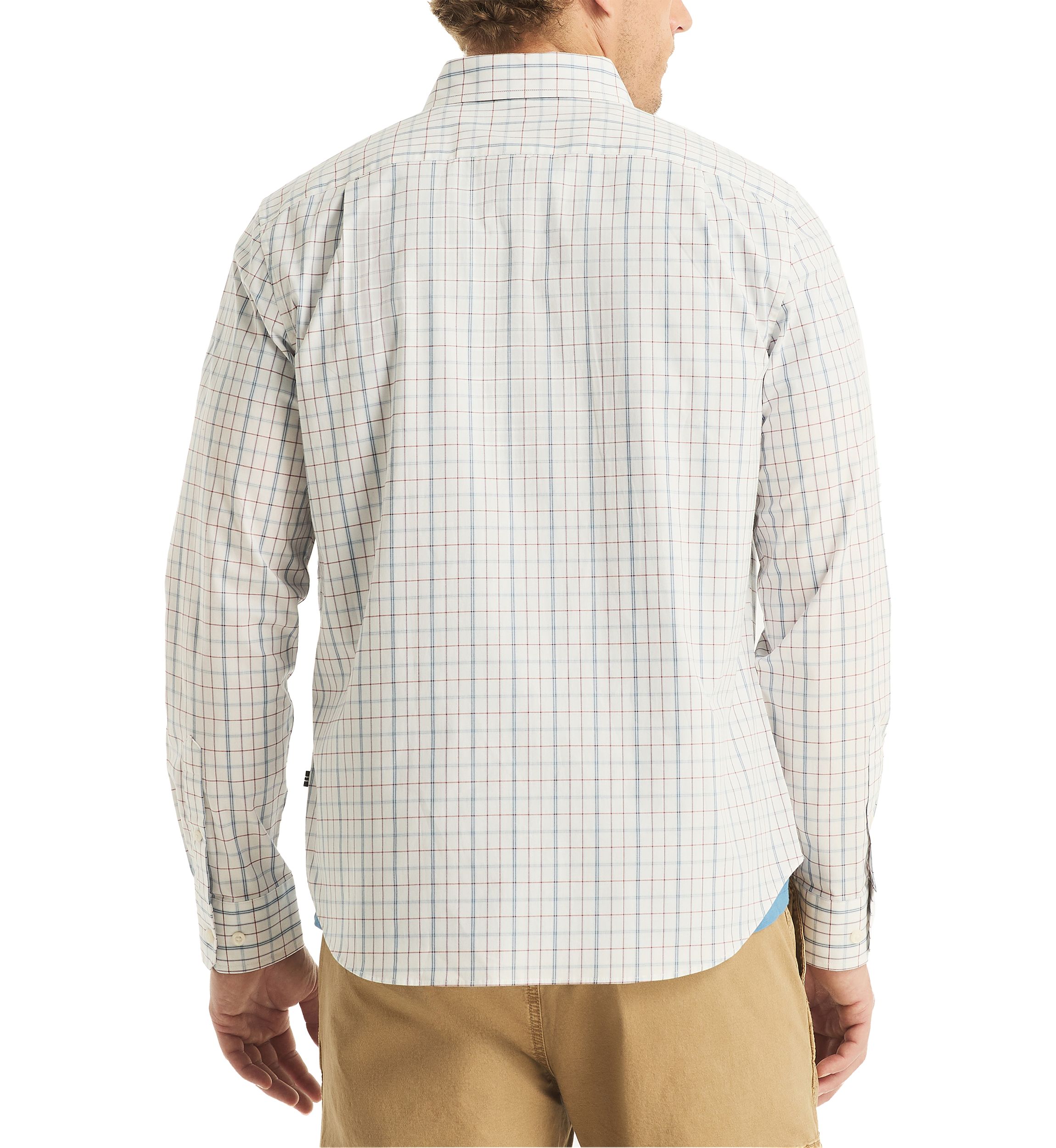 Wrinkle-Resistant Plaid Wear-to-Work Shirt 