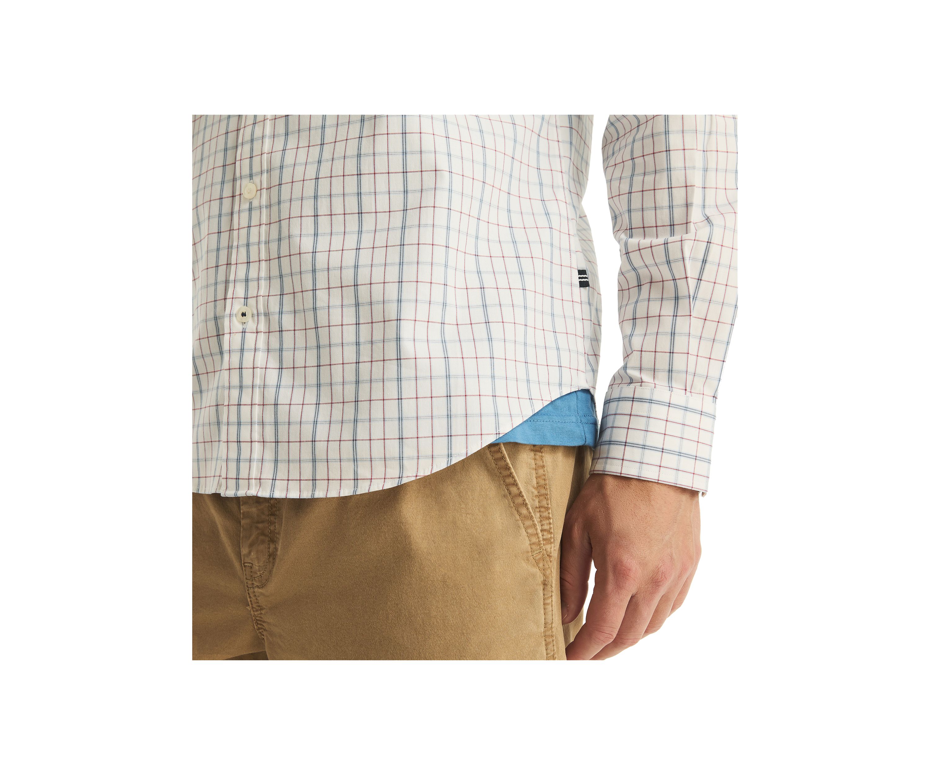 Wrinkle-Resistant Plaid Wear-to-Work Shirt 