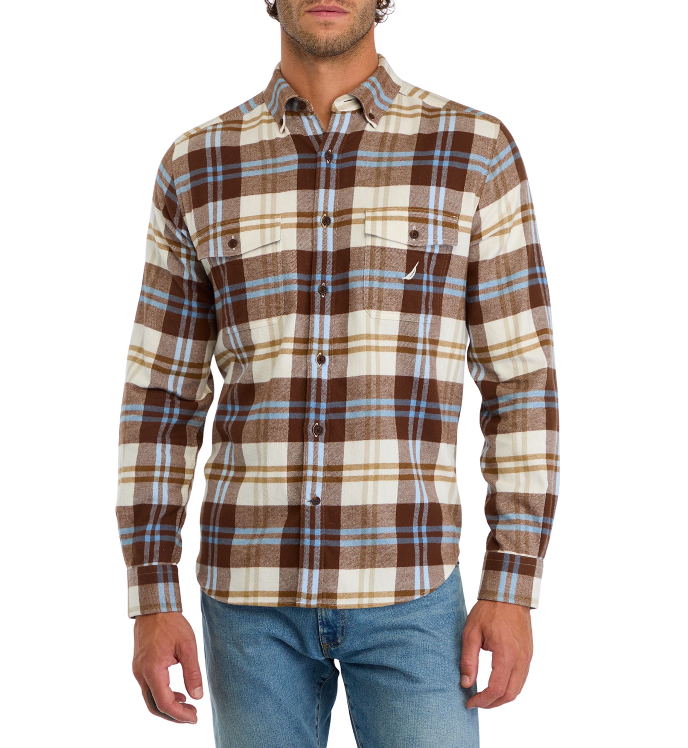 Sustainable Long Sleeve Flannel Shirt