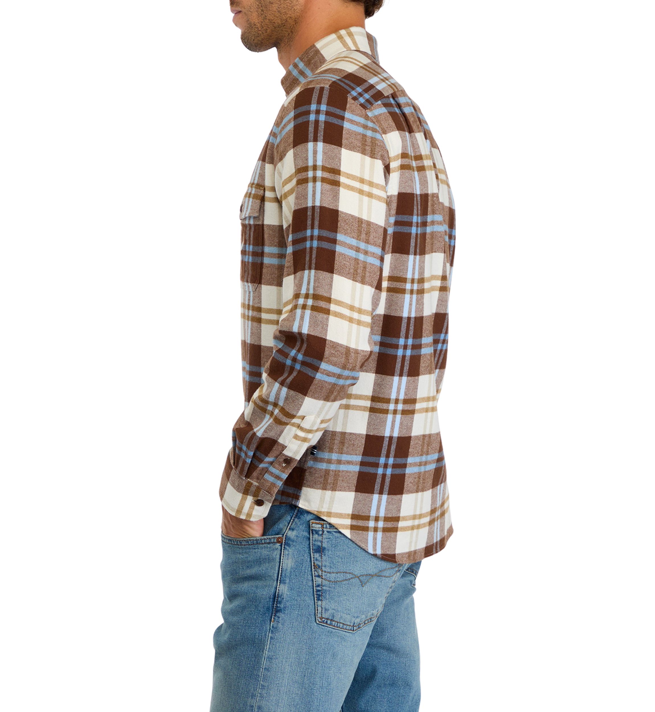 Sustainable Long Sleeve Flannel Shirt