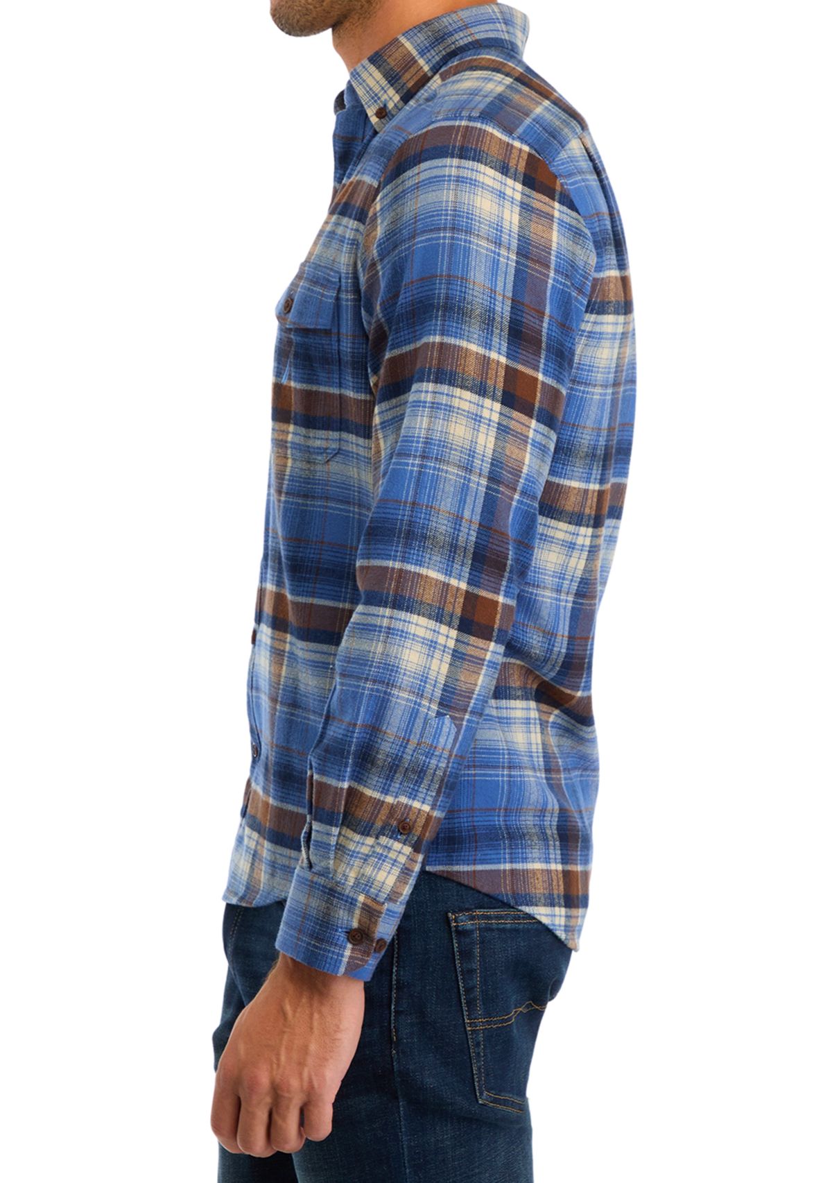 Sustainable Long Sleeve Flannel Shirt