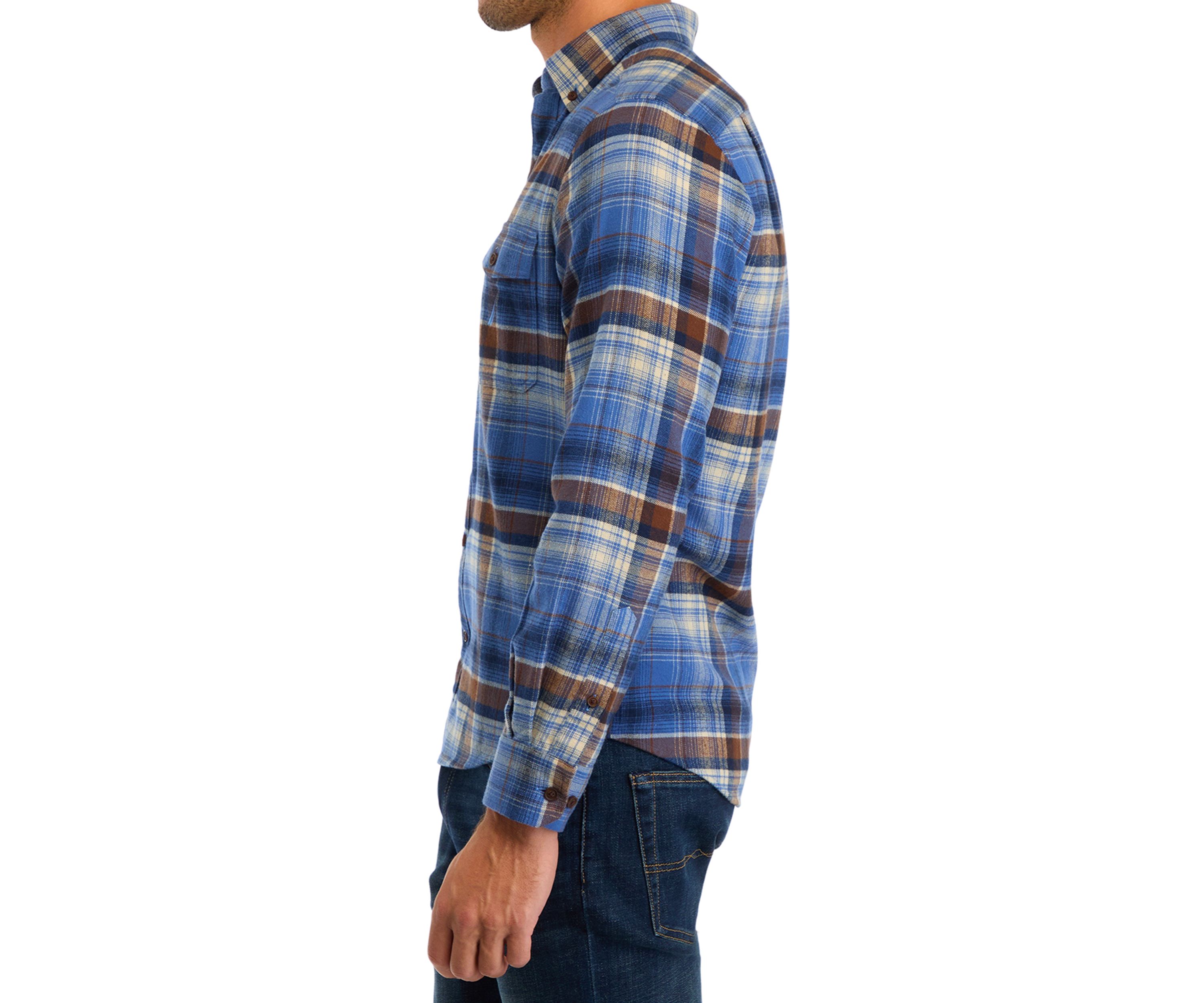 Sustainable Long Sleeve Flannel Shirt