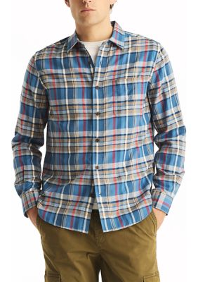 Nautica Men's Sustainably Crafted Plaid Shirt, 2XL