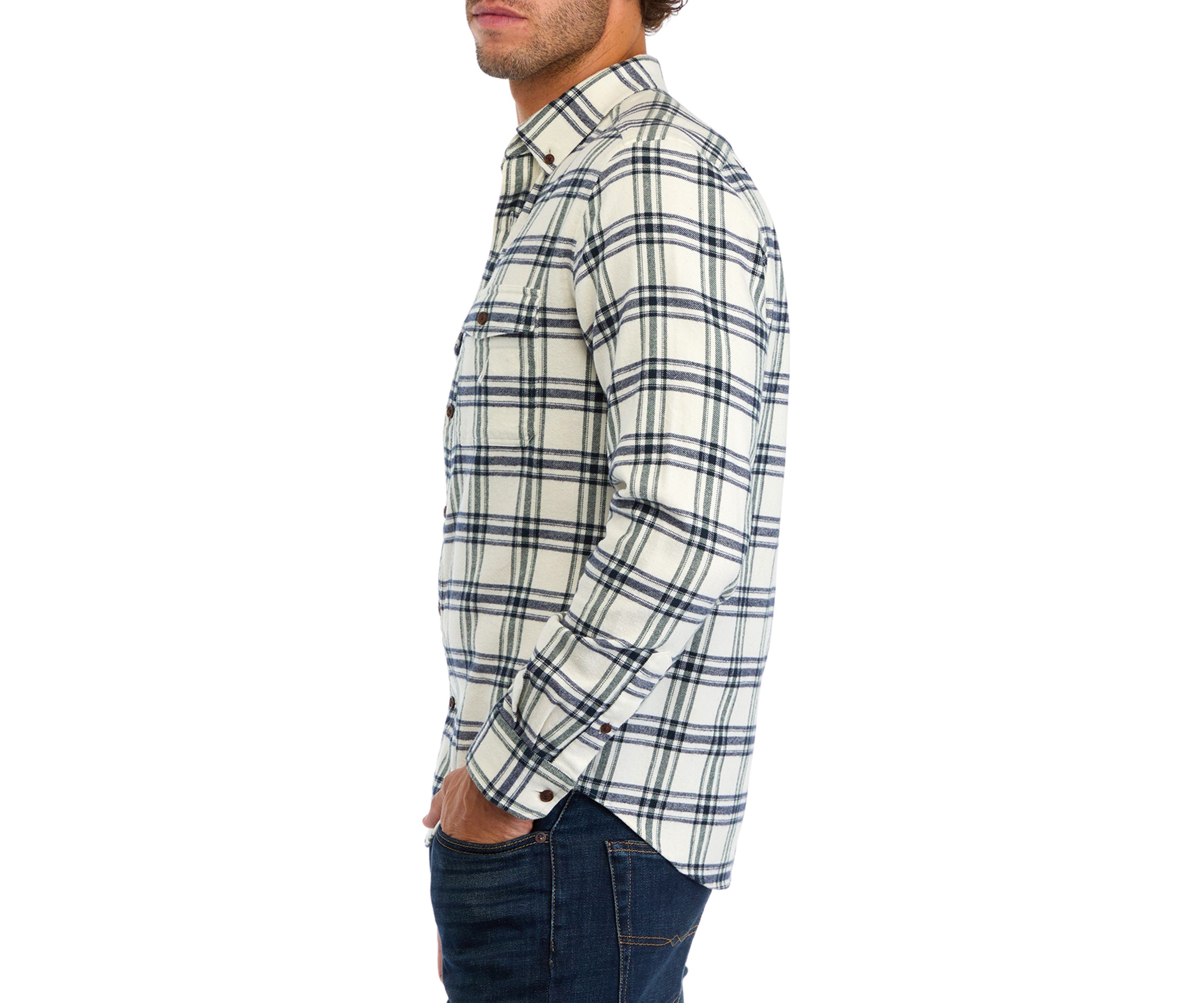 Sustainable Long Sleeve Flannel Shirt