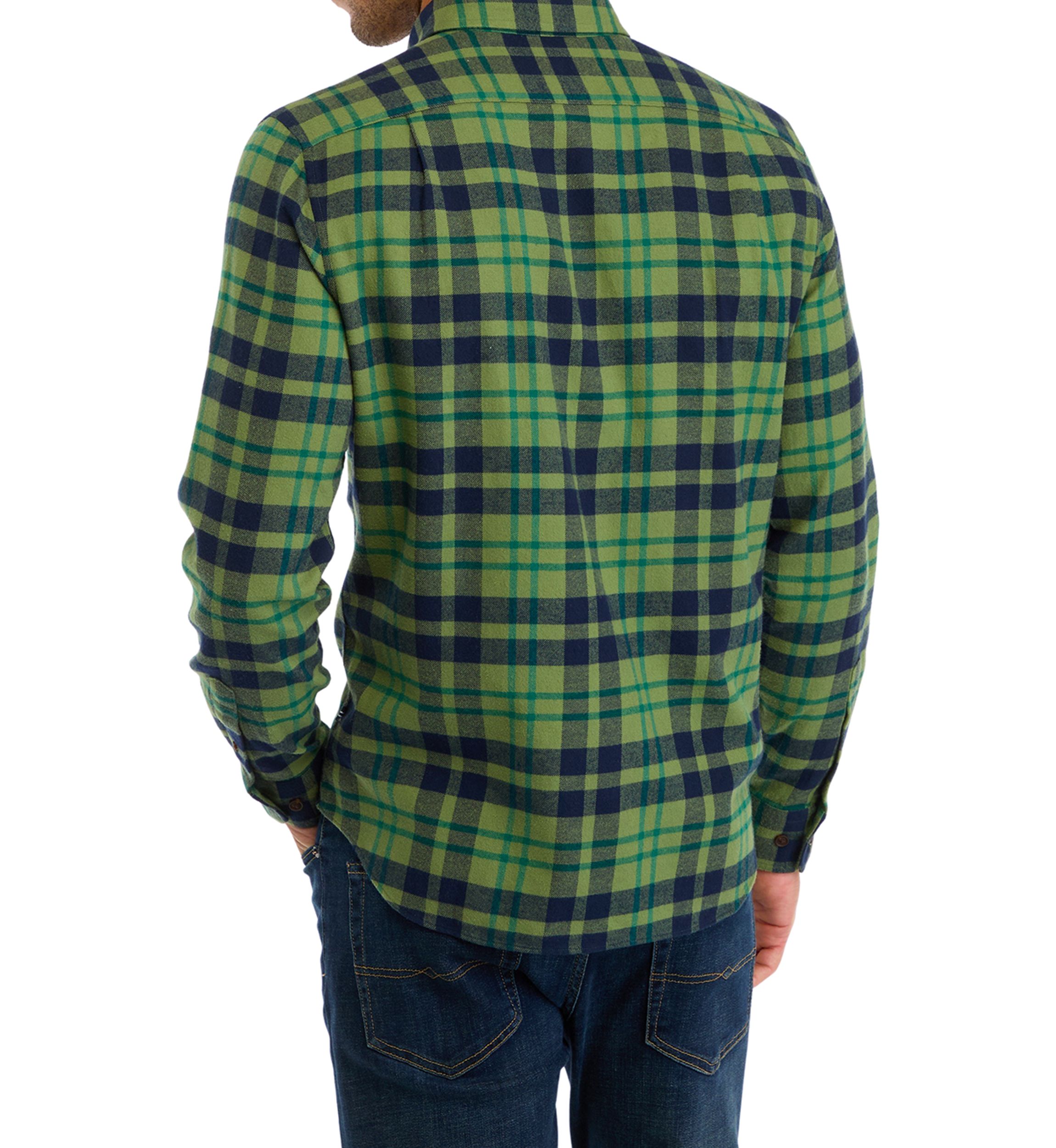 Sustainable Long Sleeve Flannel Shirt