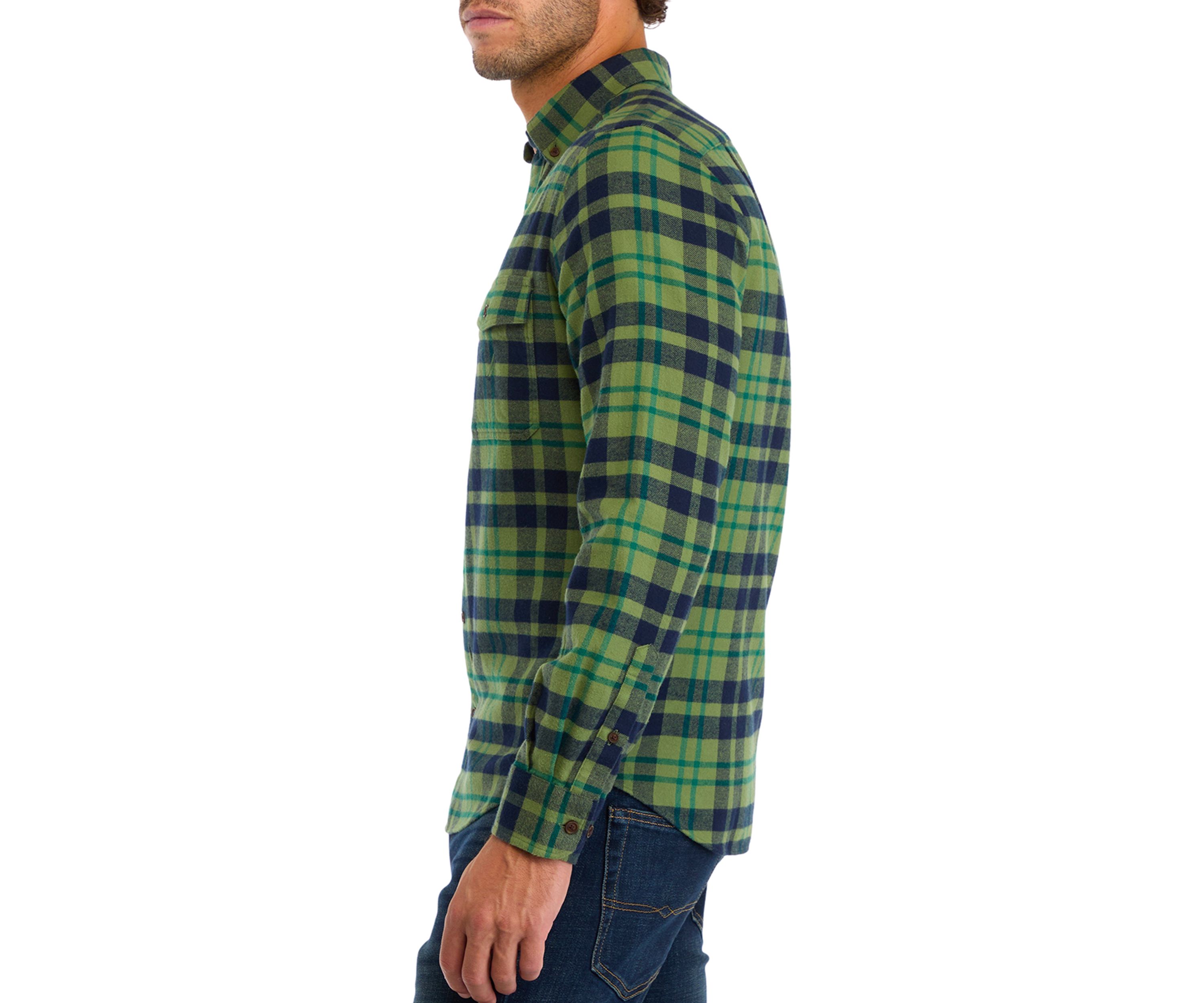 Sustainable Long Sleeve Flannel Shirt