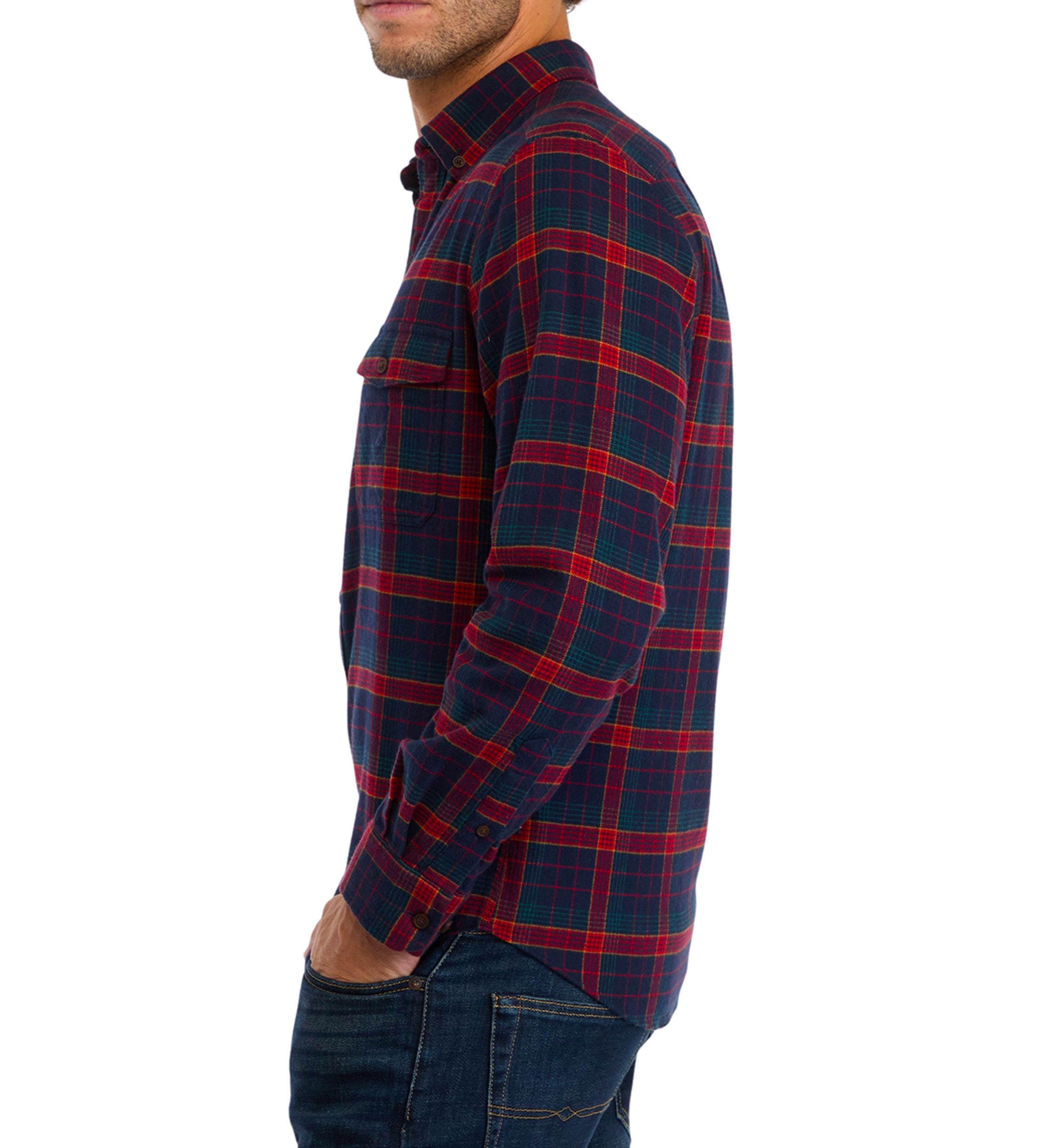 Sustainable Long Sleeve Flannel Shirt