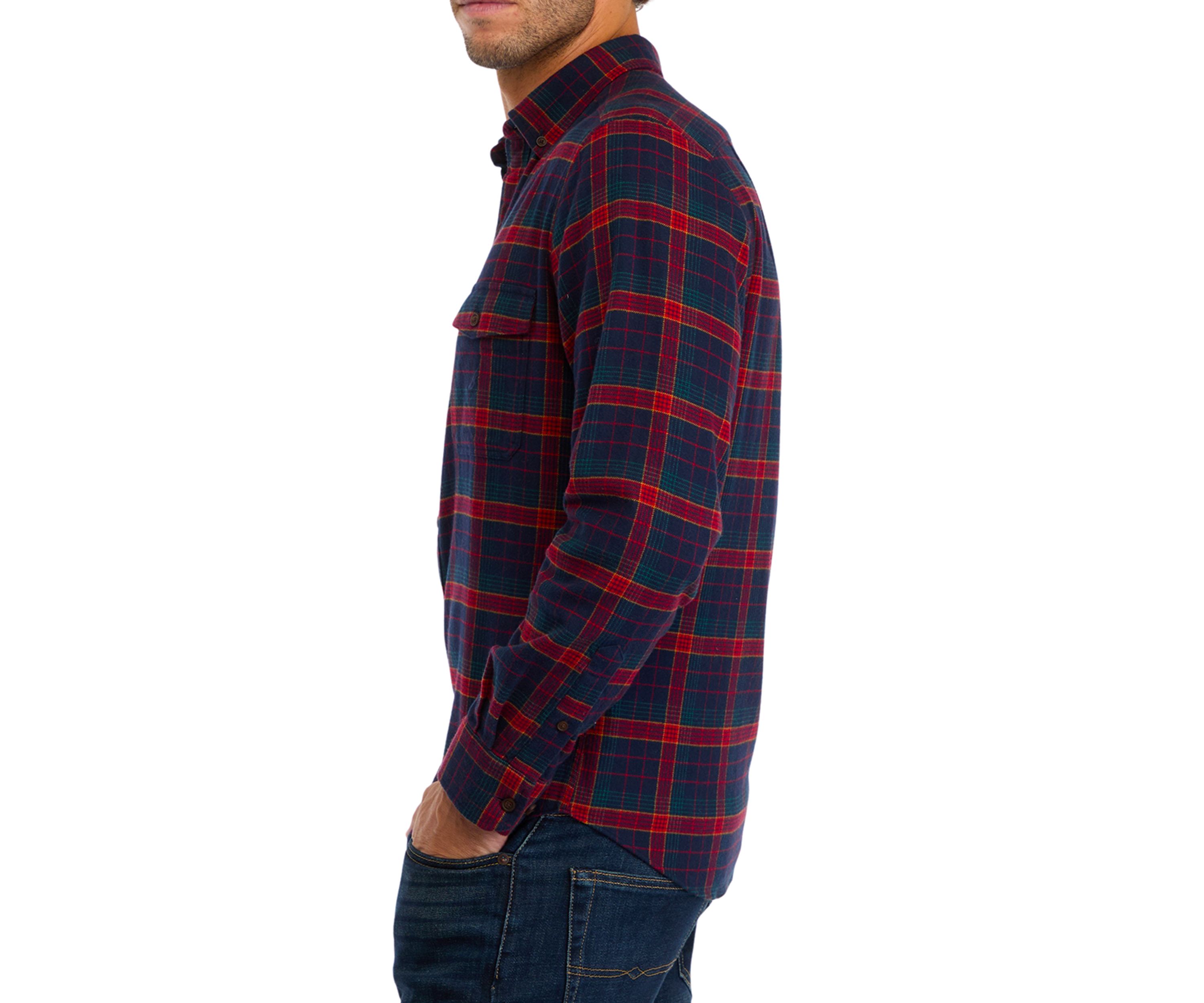 Sustainable Long Sleeve Flannel Shirt