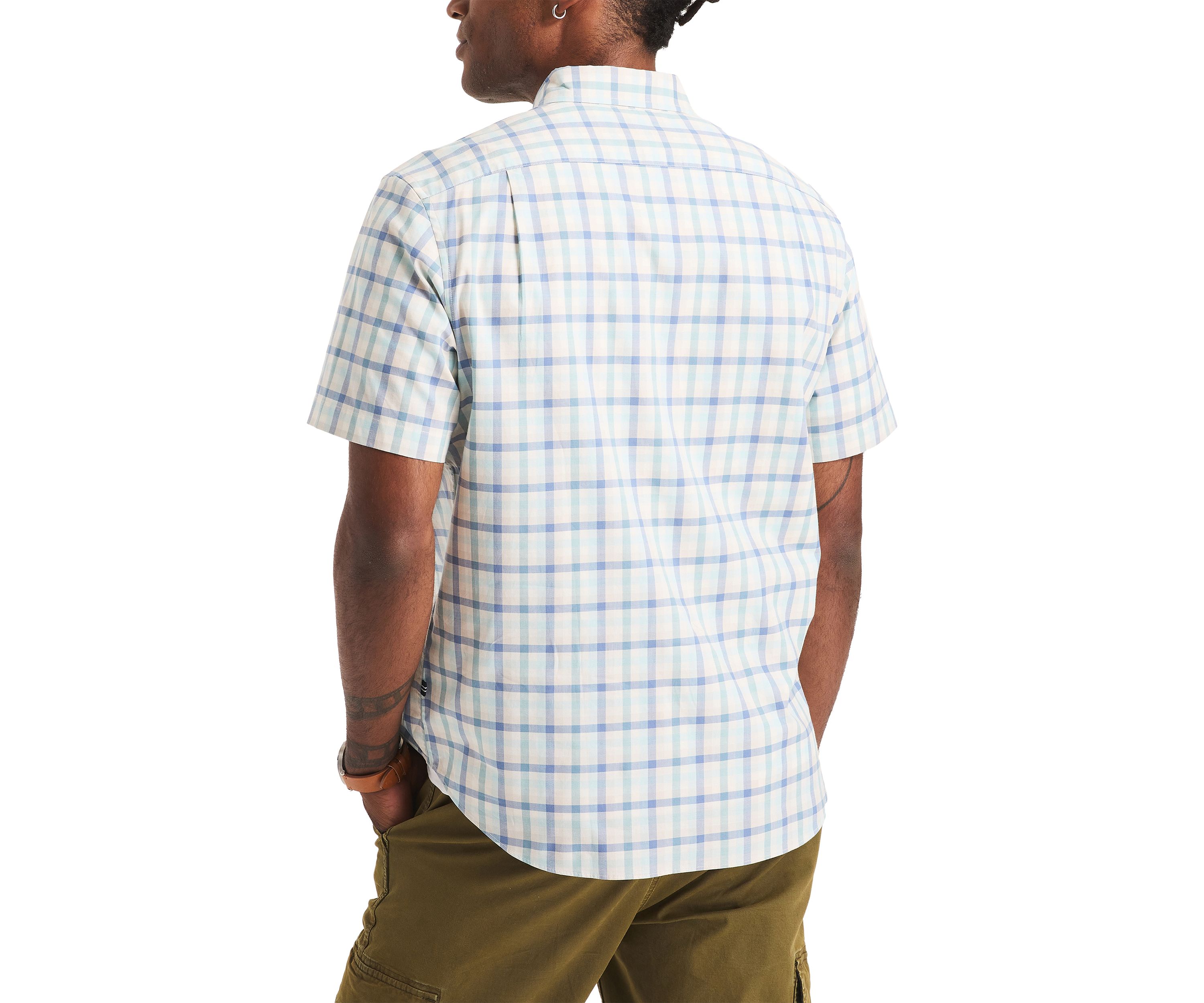 Plaid Short-Sleeve Shirt