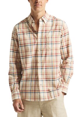 Nautica Men's Plaid Shirt, Small