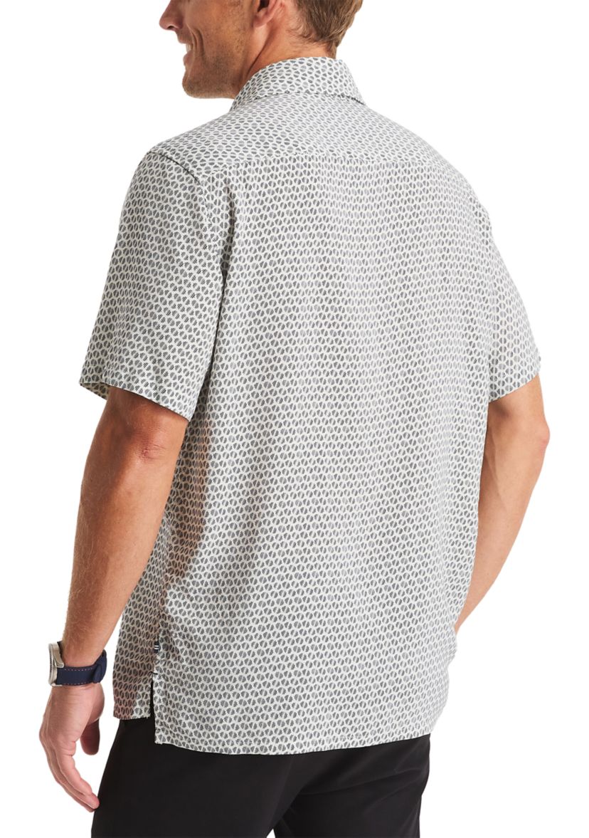 Printed Linen Short Sleeve Shirt