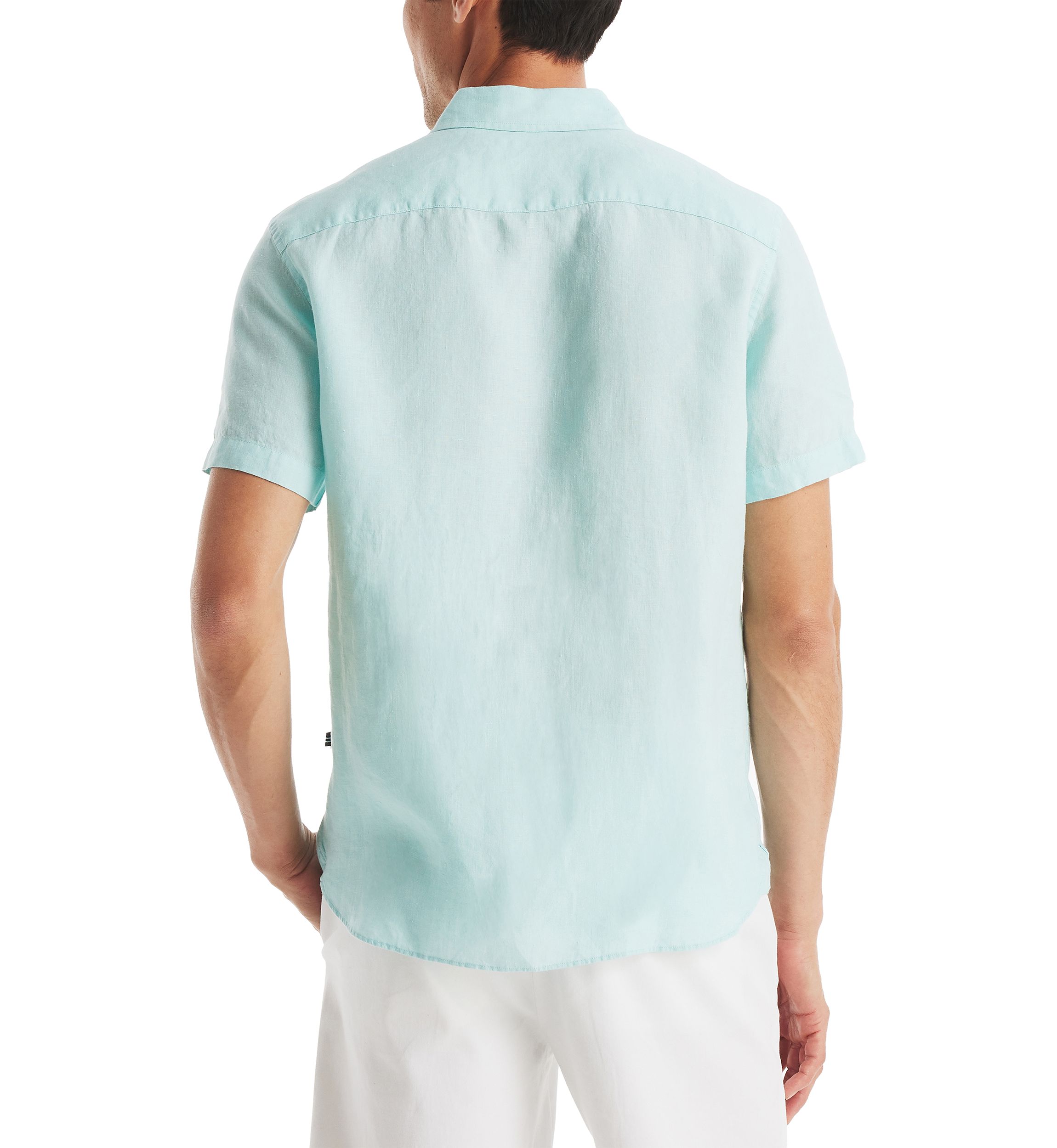 Short-Sleeve Linen Shirt