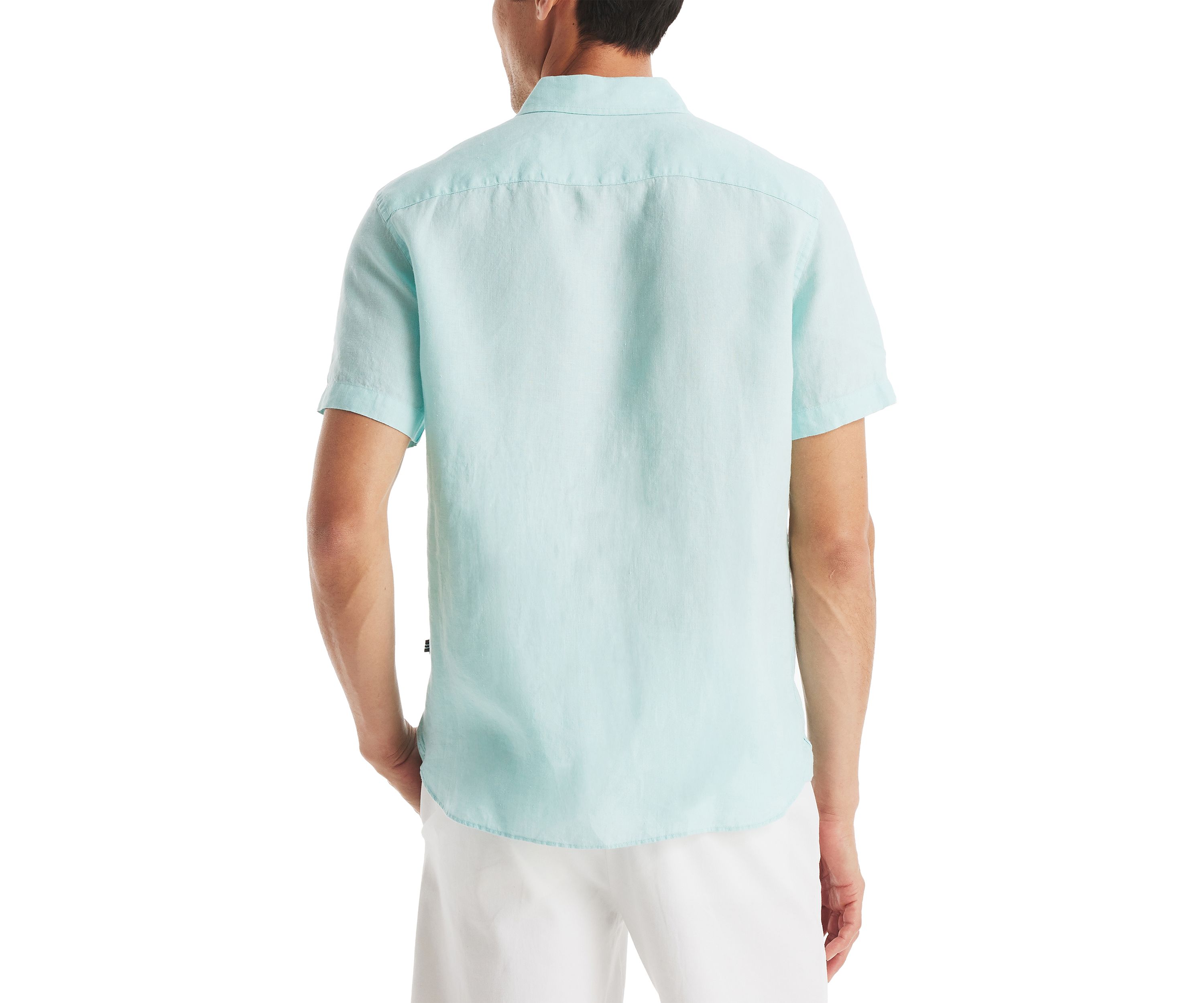 Short-Sleeve Linen Shirt