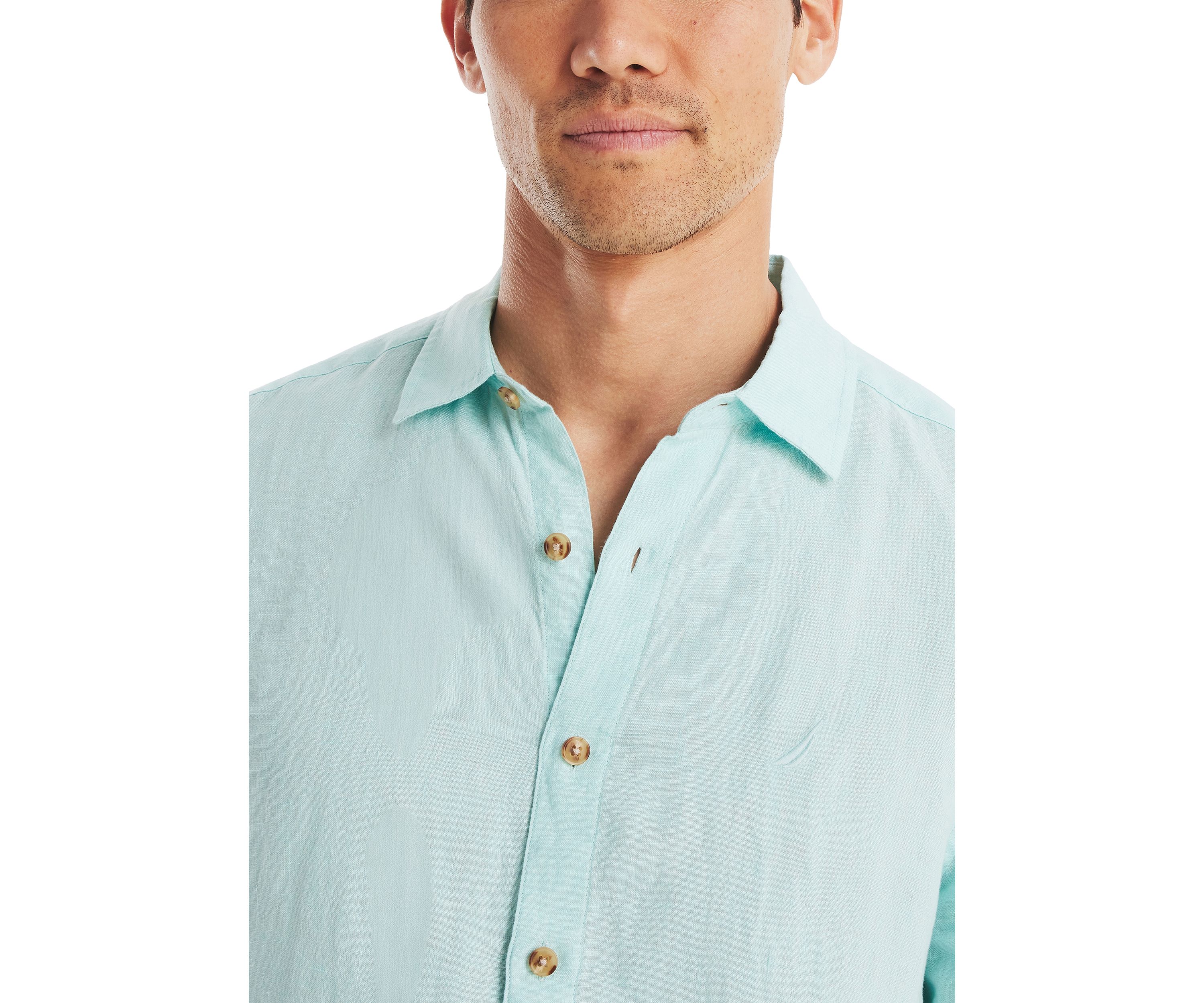 Short-Sleeve Linen Shirt