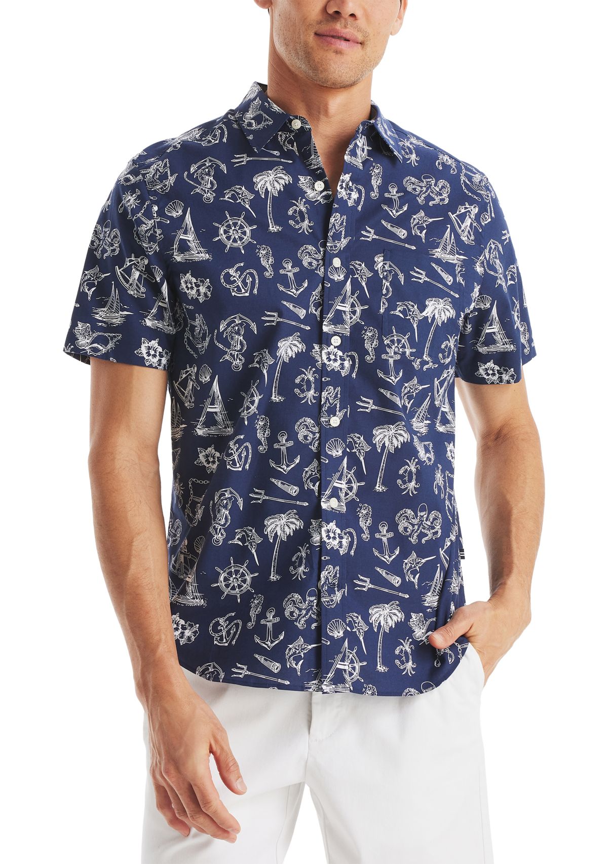 Printed Short-Sleeve Shirt