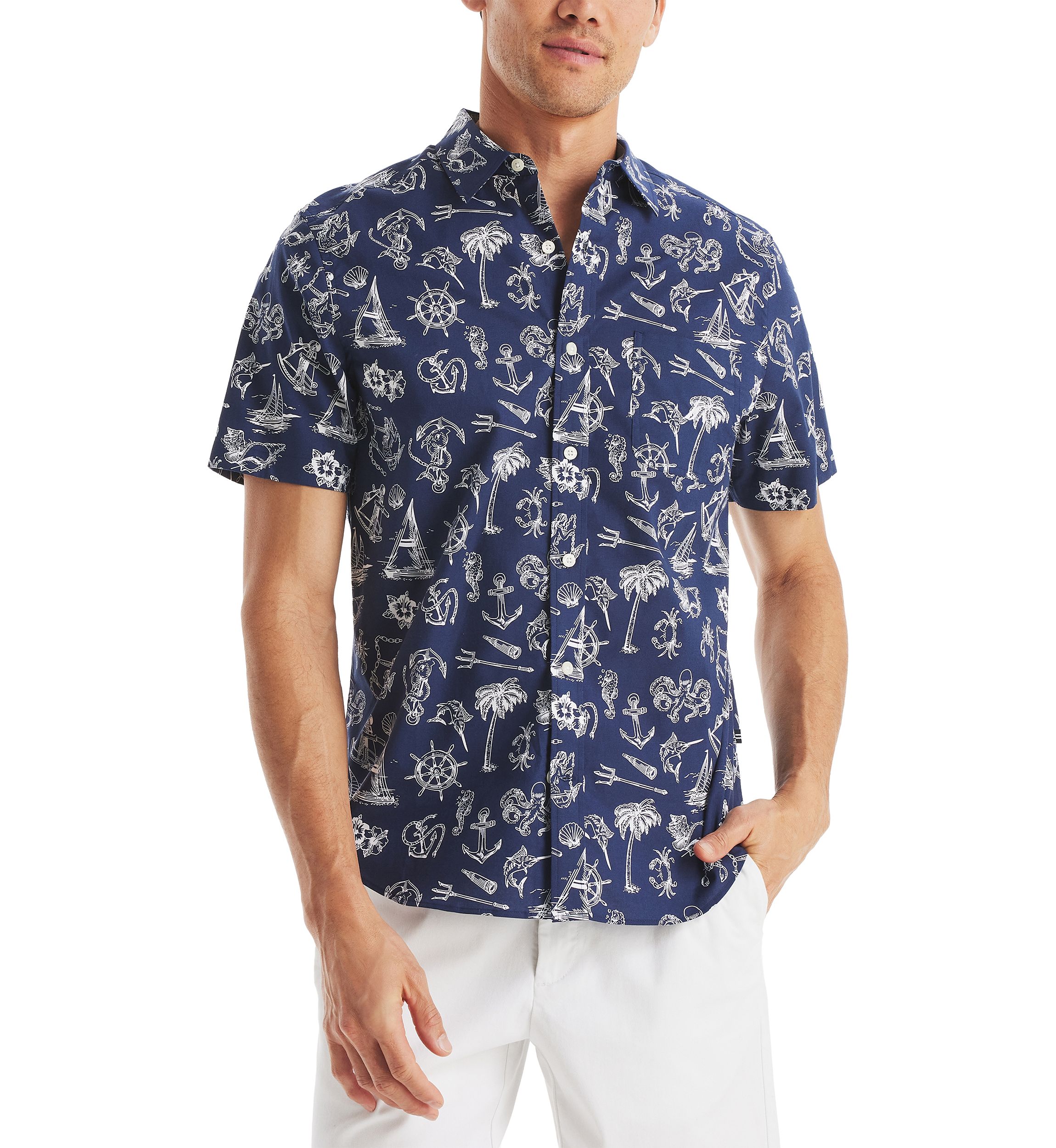 Printed Short-Sleeve Shirt