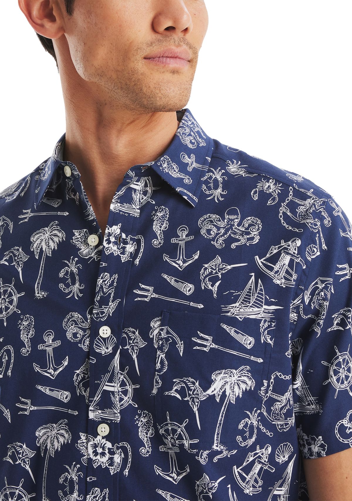 Printed Short-Sleeve Shirt