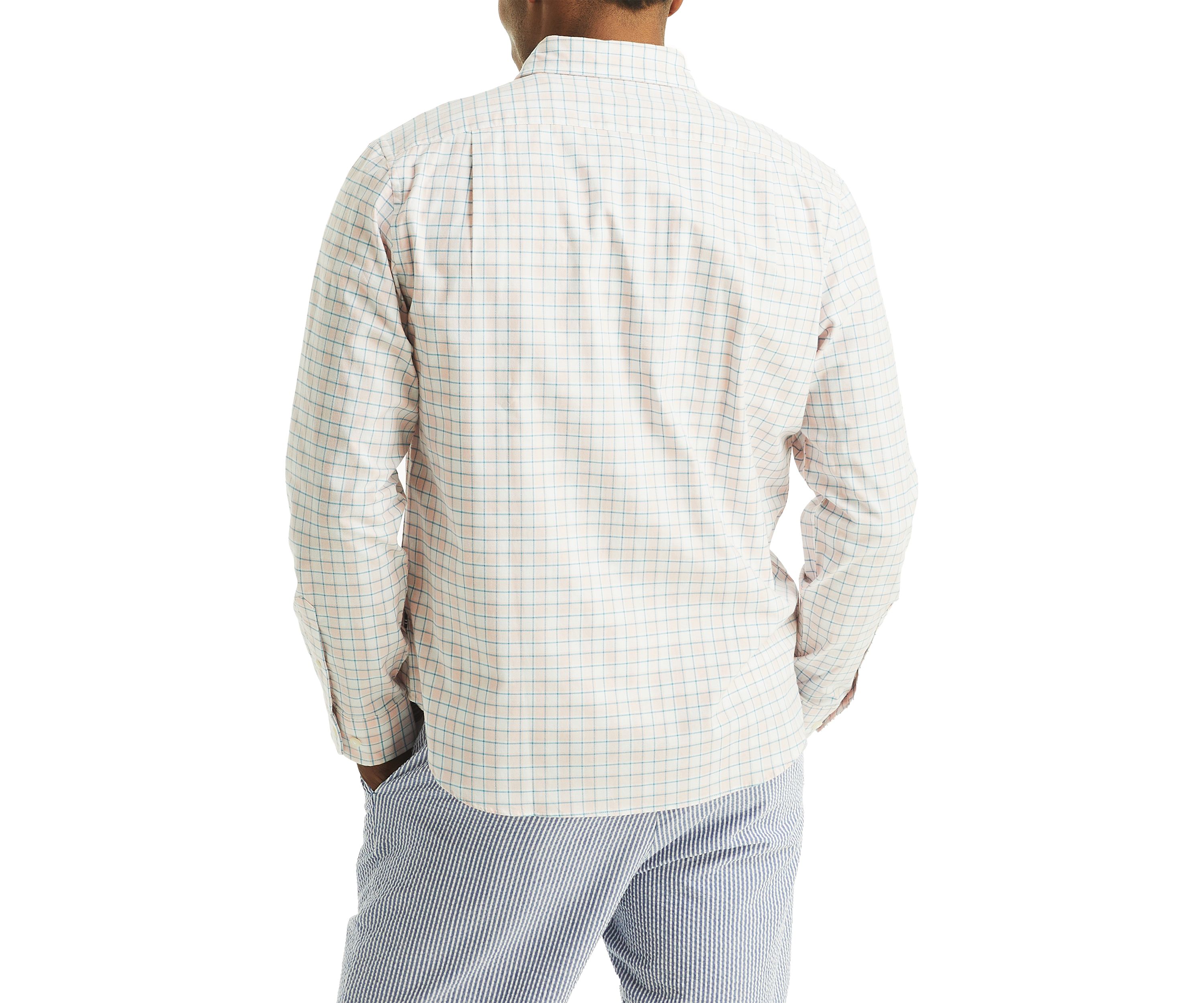 Mens Plaid Oxford Shirt