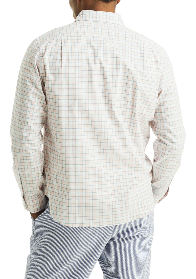Mens Plaid Oxford Shirt
