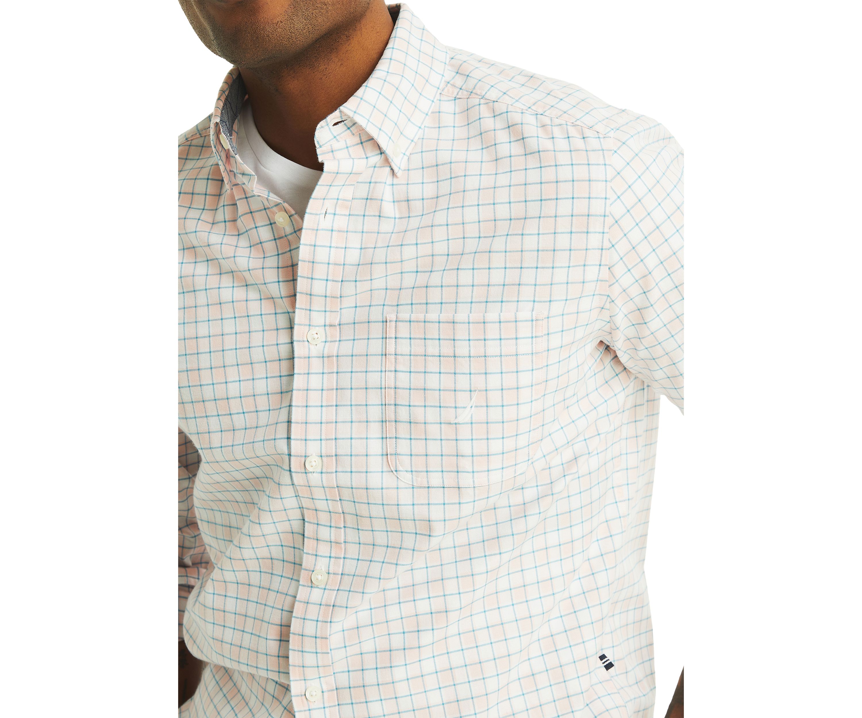 Mens Plaid Oxford Shirt