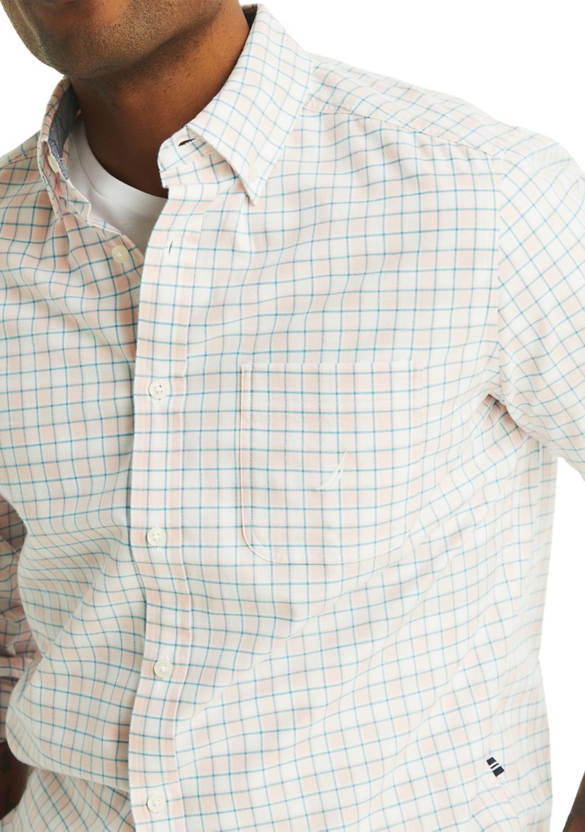 Mens Plaid Oxford Shirt