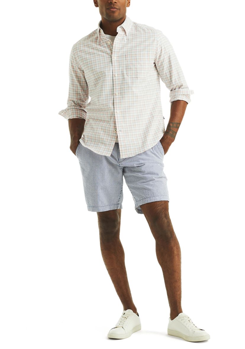 Mens Plaid Oxford Shirt