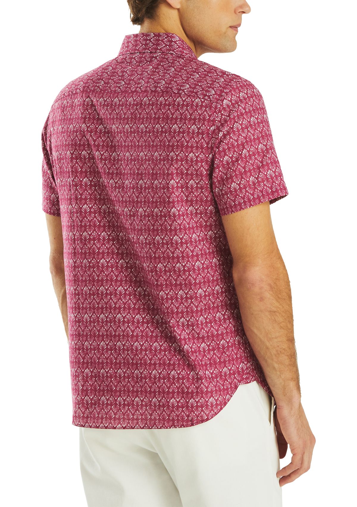 Printed Short Sleeve Camp Shirt