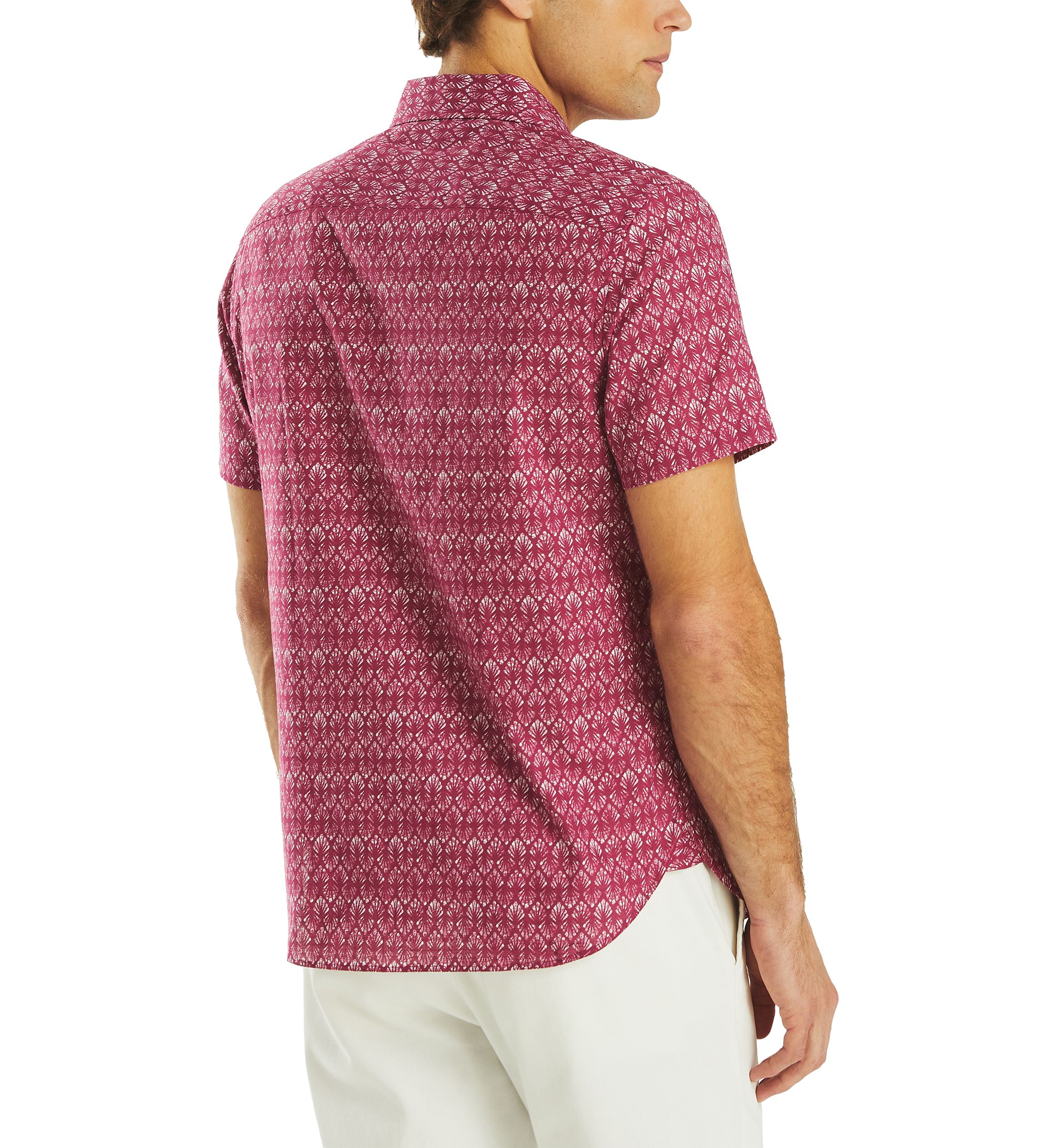 Printed Short Sleeve Camp Shirt