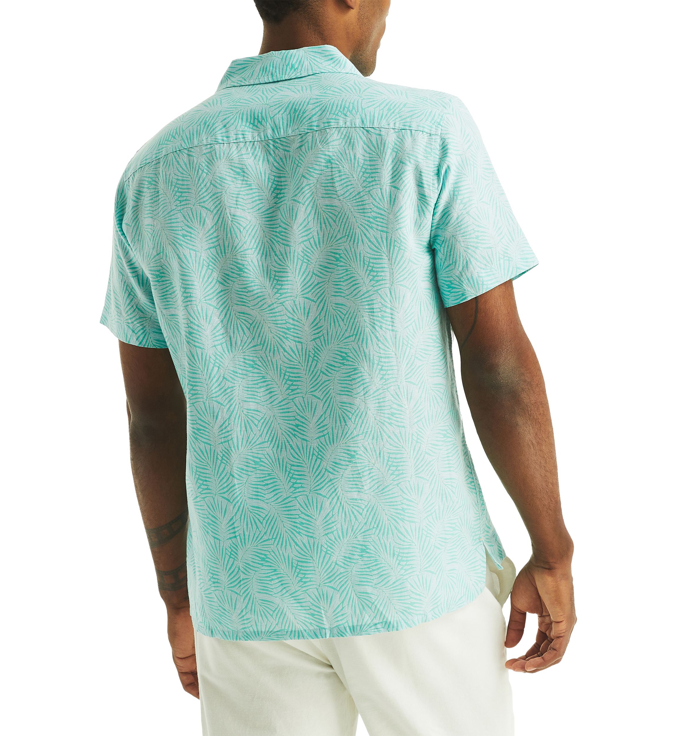 Printed Short-Sleeve Camp Shirt