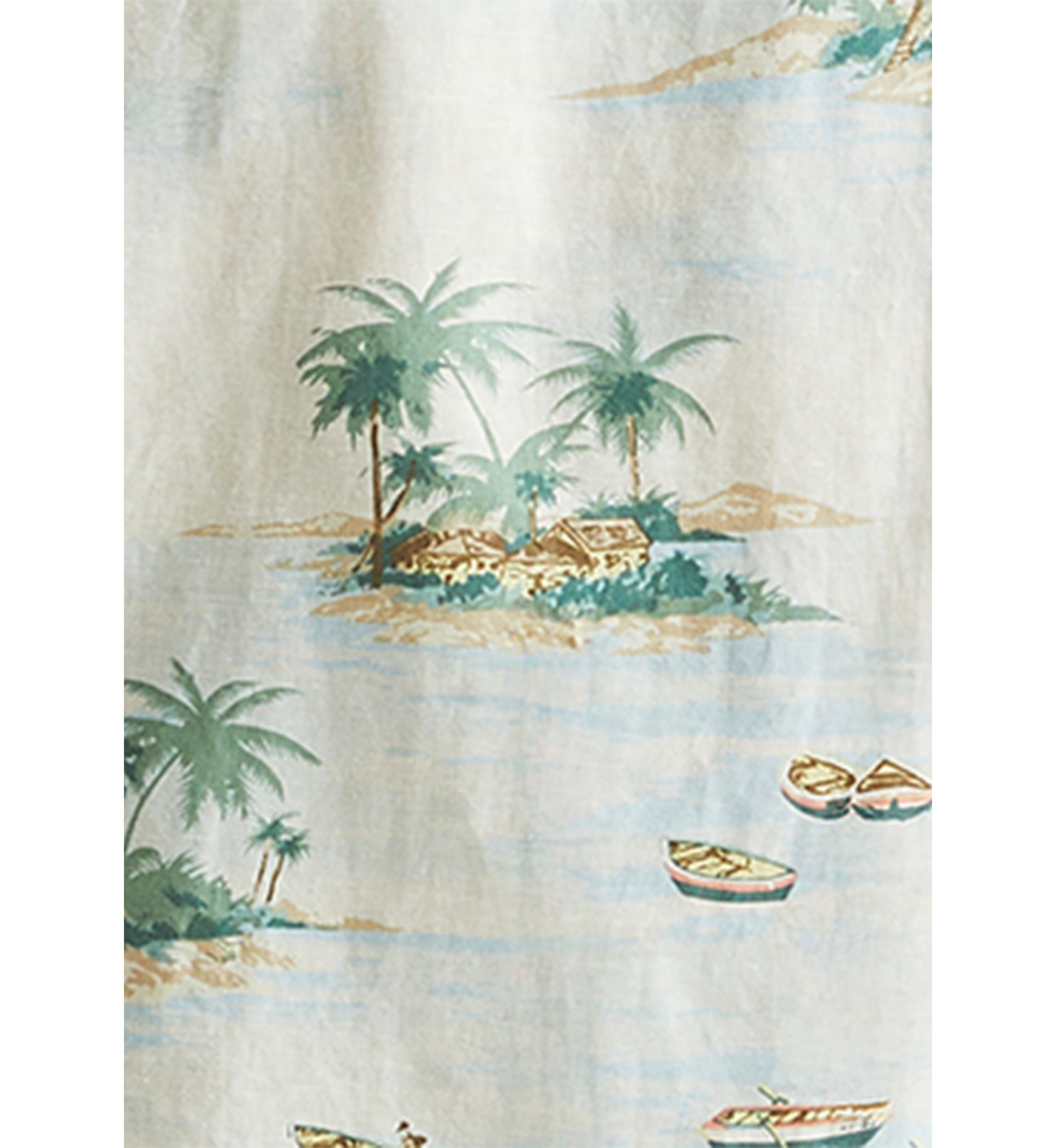 Printed Short Sleeve Camp Shirt