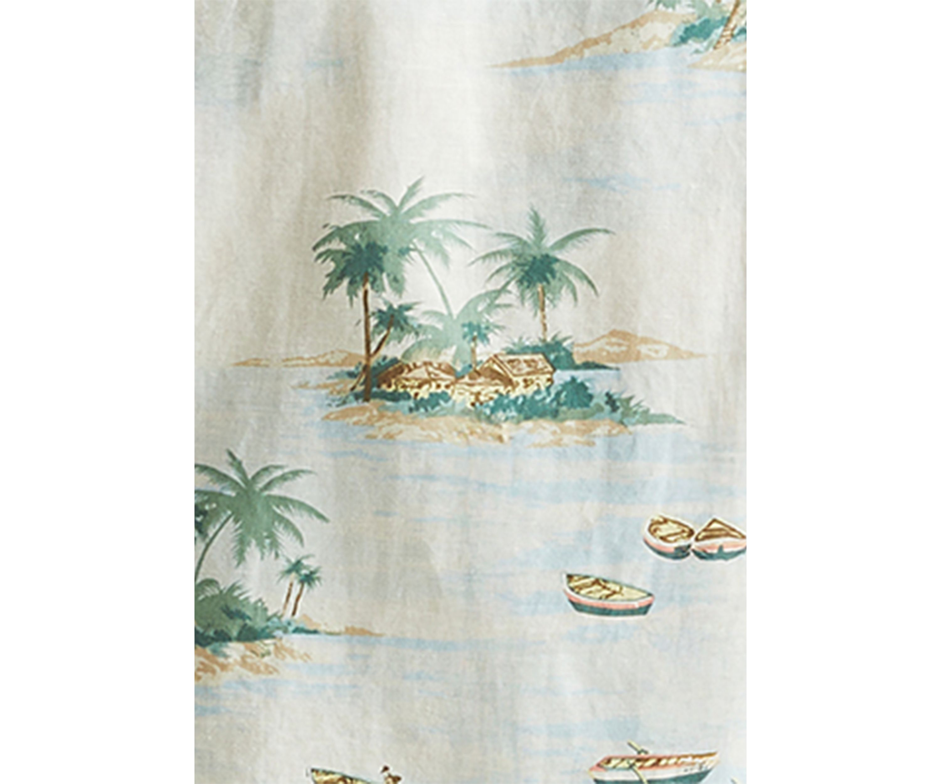 Printed Short Sleeve Camp Shirt