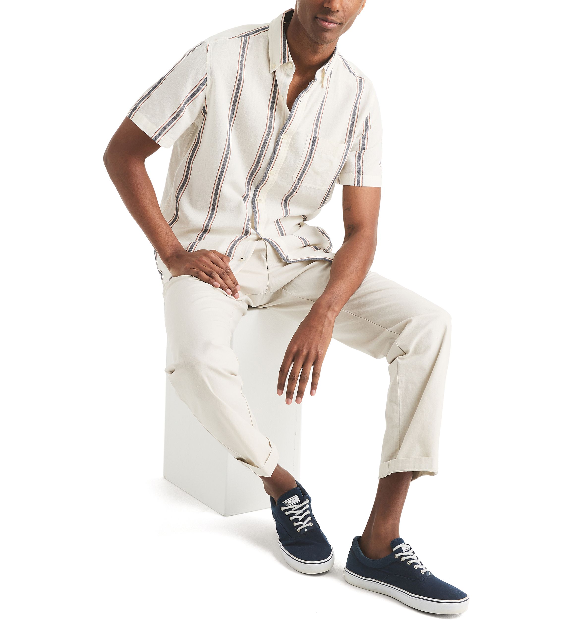 Striped Short Sleeve Shirt