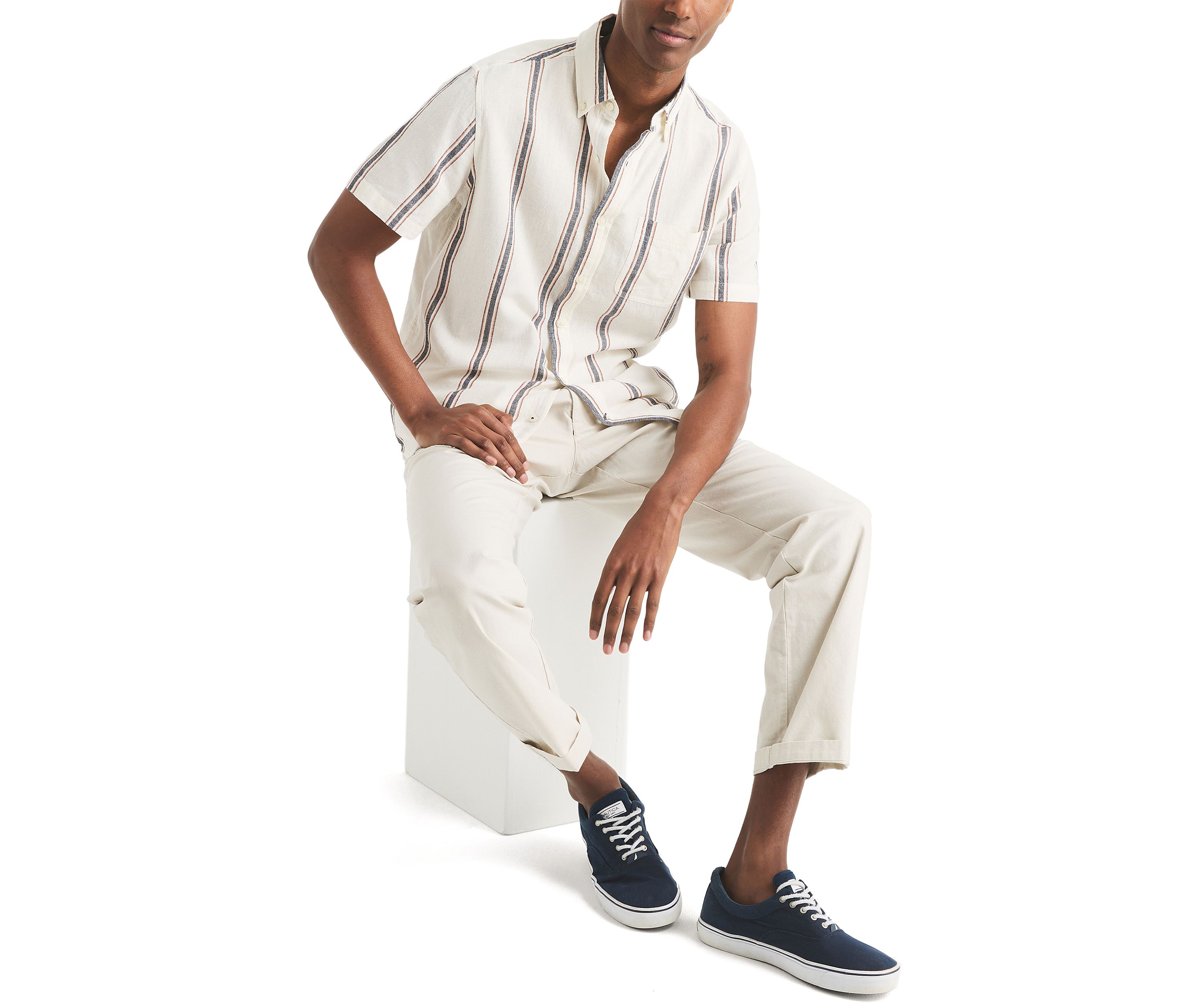 Striped Short Sleeve Shirt