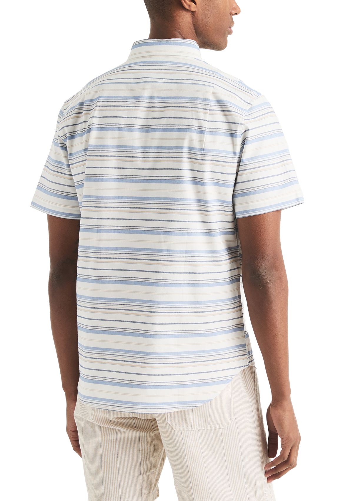 Striped Oxford Short Sleeve Shirt