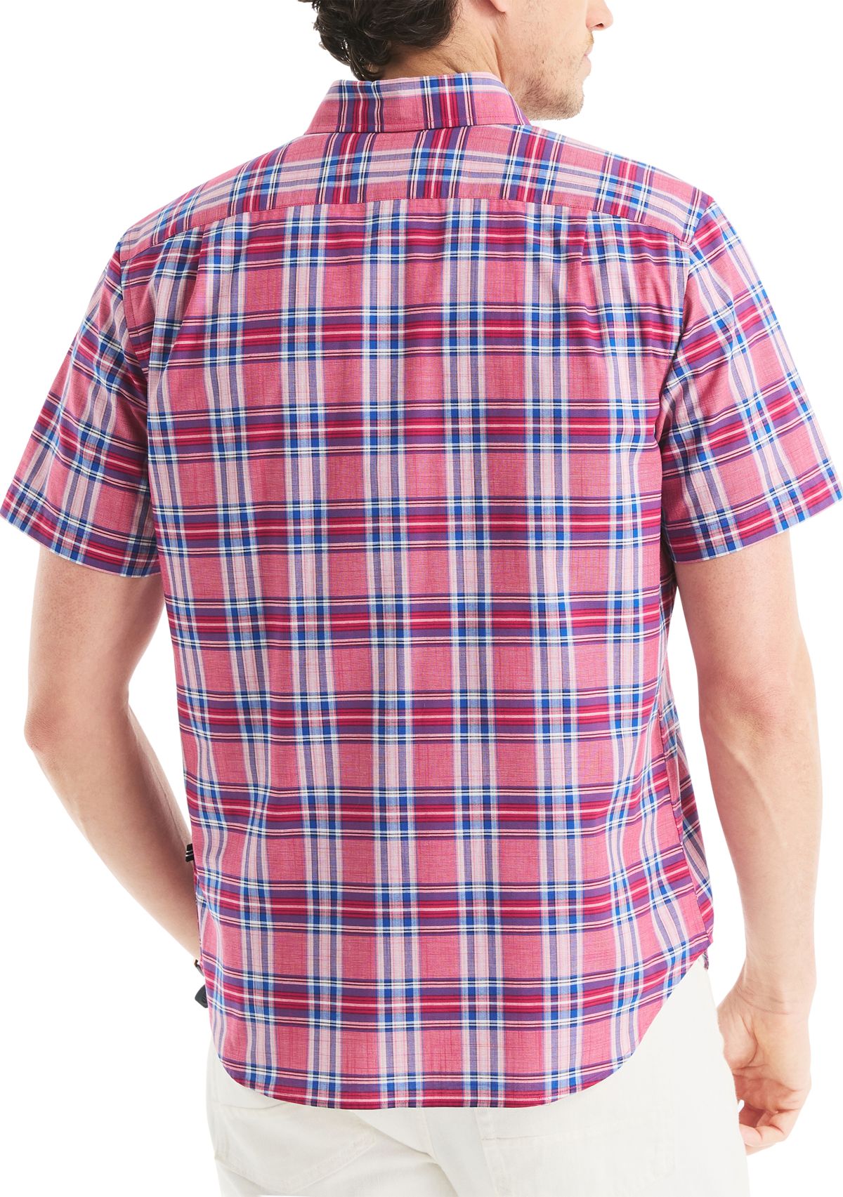 Plaid Short-Sleeve Shirt