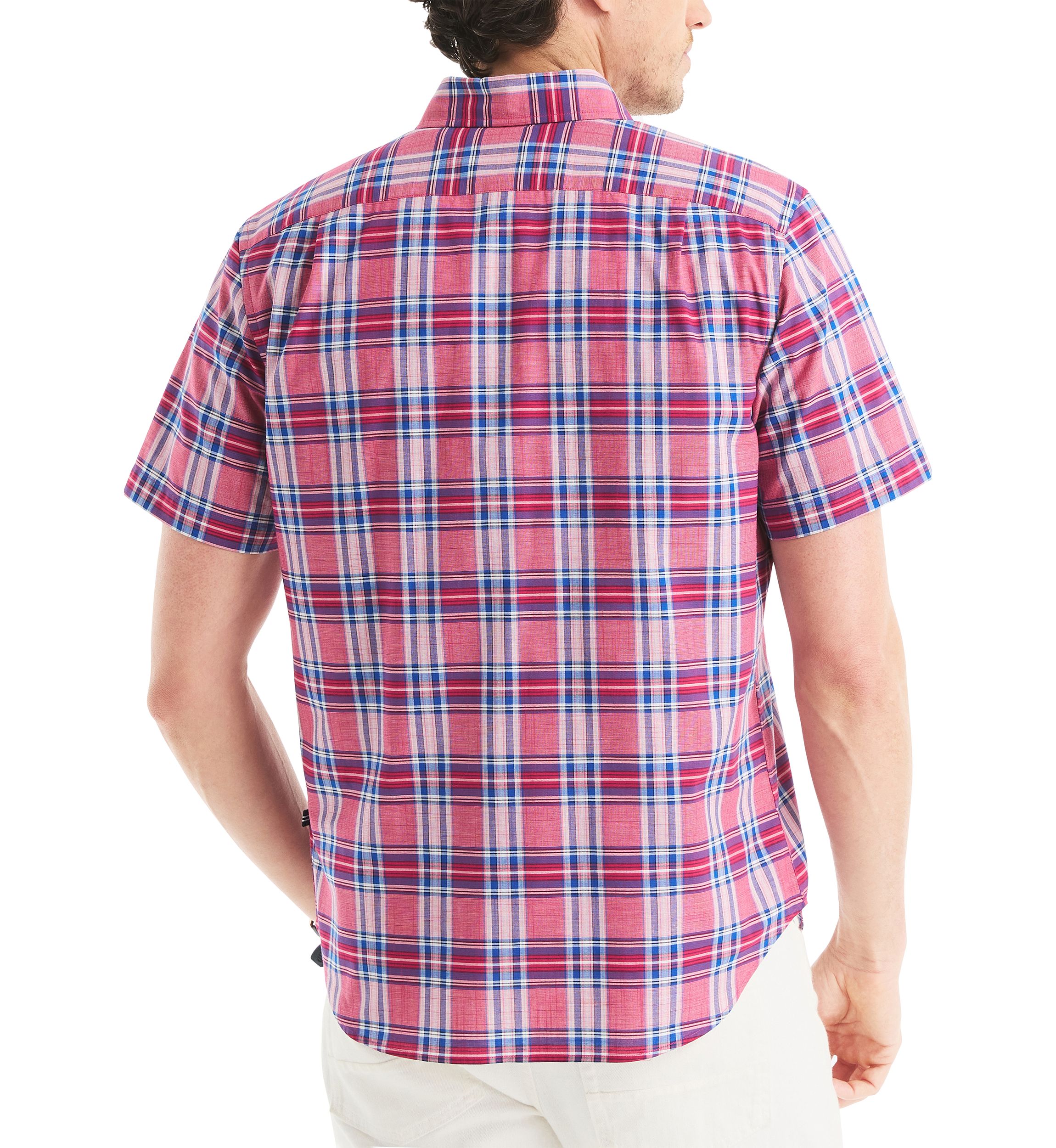 Plaid Short-Sleeve Shirt