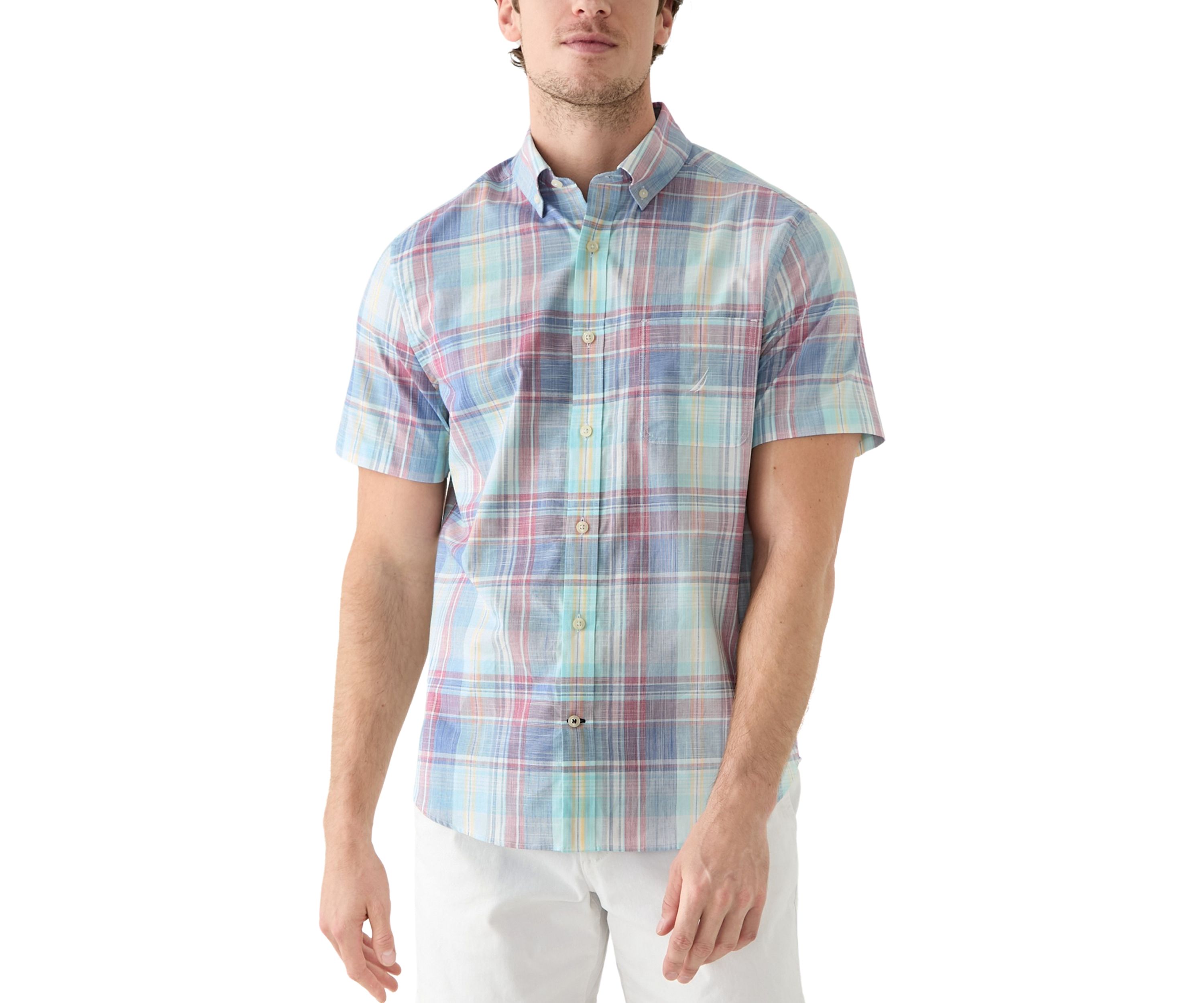 Yarn Dye Cotton Plaid Shirt 