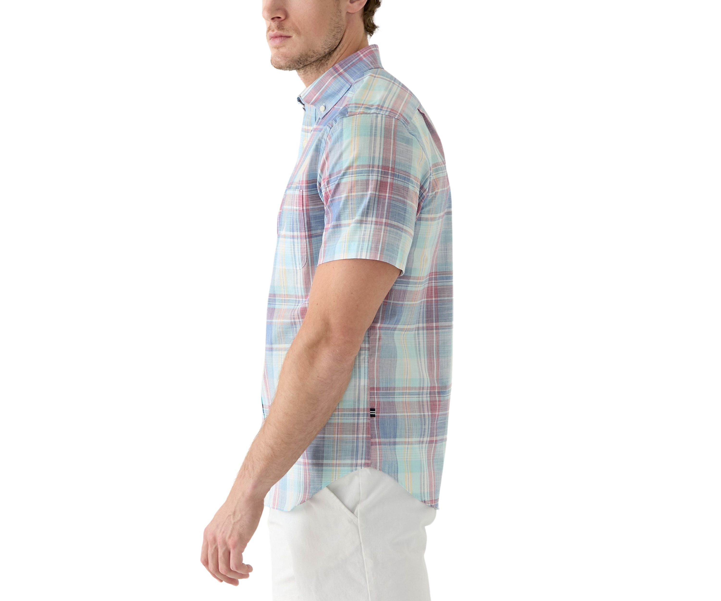 Yarn Dye Cotton Plaid Shirt 