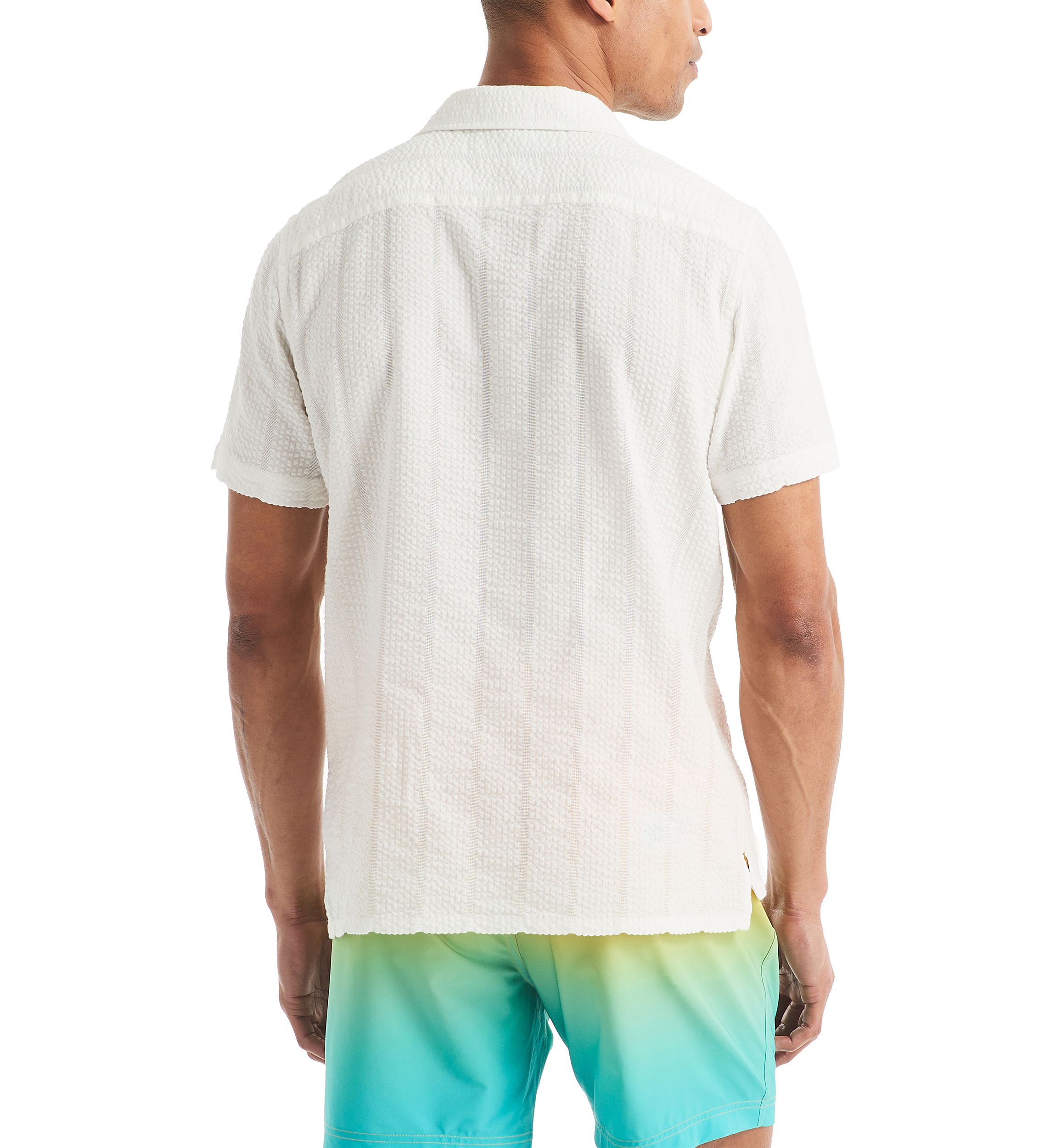 Beach Boys x Nautica Short-Sleeve Seersucker Camp Shirt