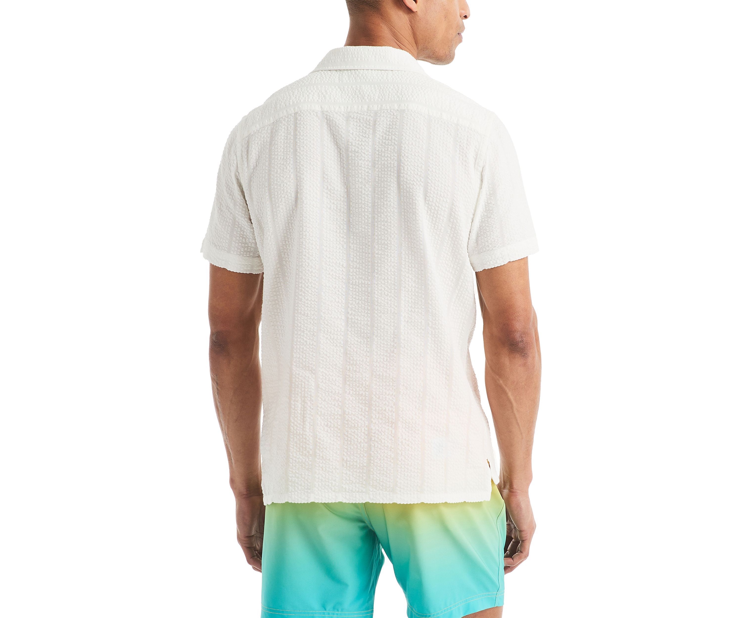 Beach Boys x Nautica Short-Sleeve Seersucker Camp Shirt